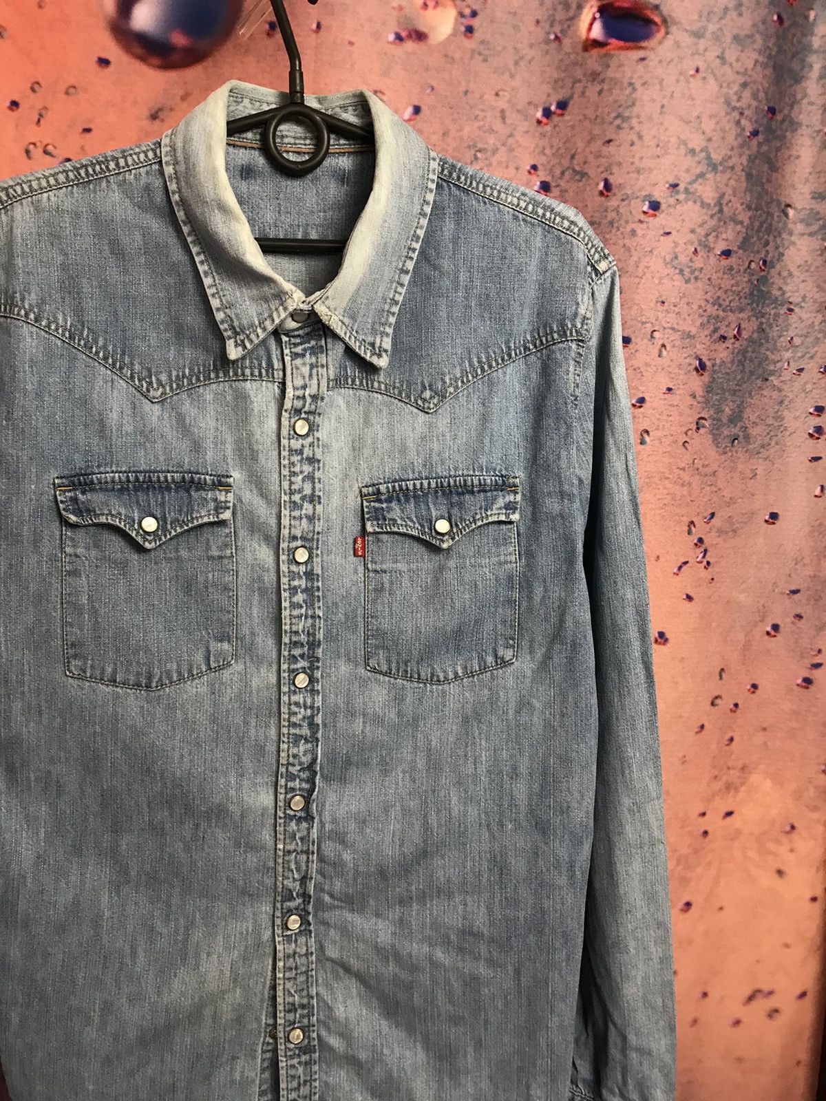 Levi's Vintage Clothing Vintage Levi’s streetwear denim shirt Size US L / EU 52-54 / 3 - 1 Thumbnail