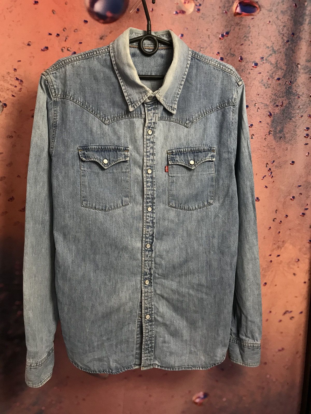 Levi's Vintage Clothing Vintage Levi’s streetwear denim shirt Size US L / EU 52-54 / 3 - 2 Thumbnail