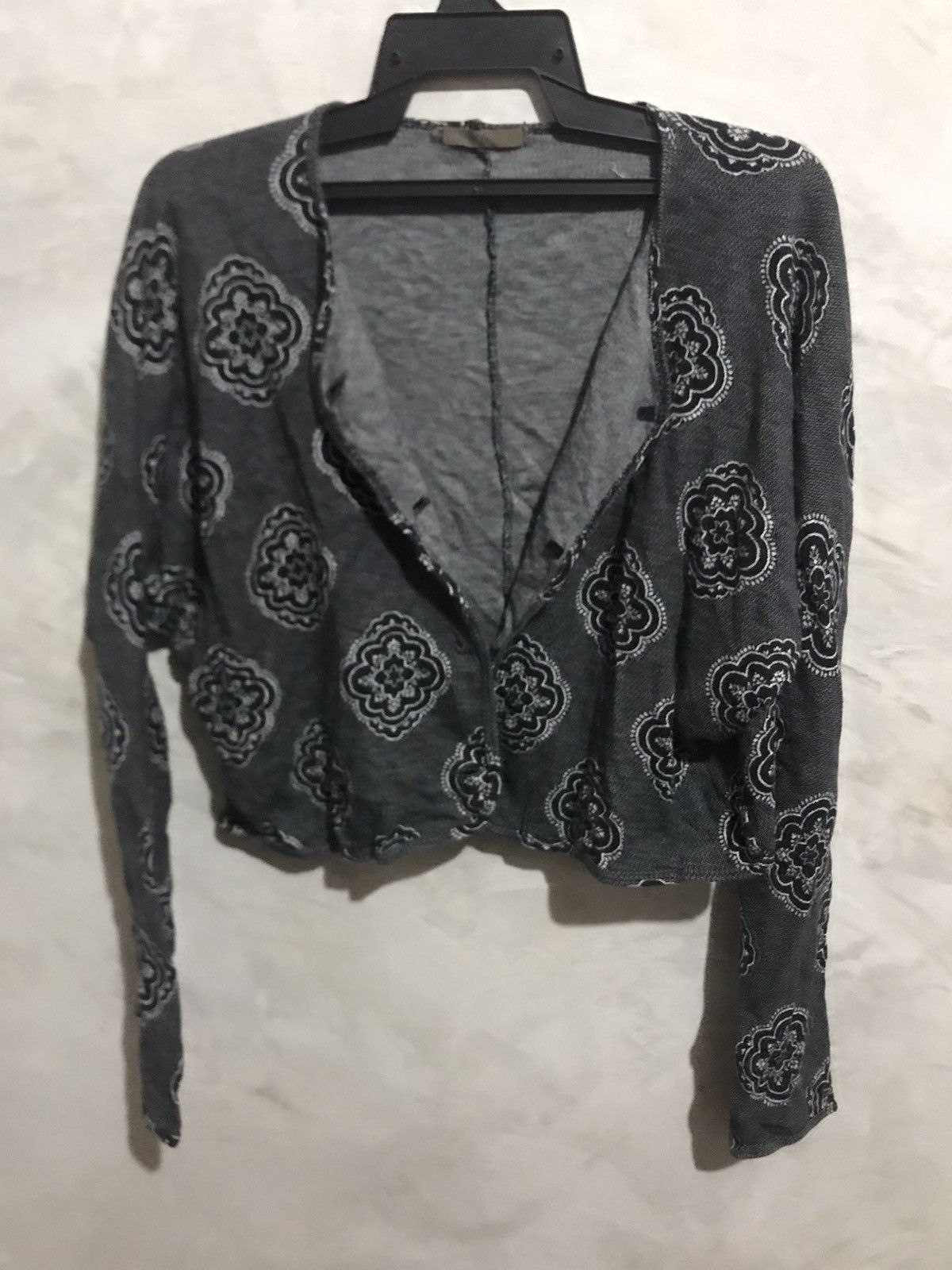 Yohji Yamamoto Flower Cardigan