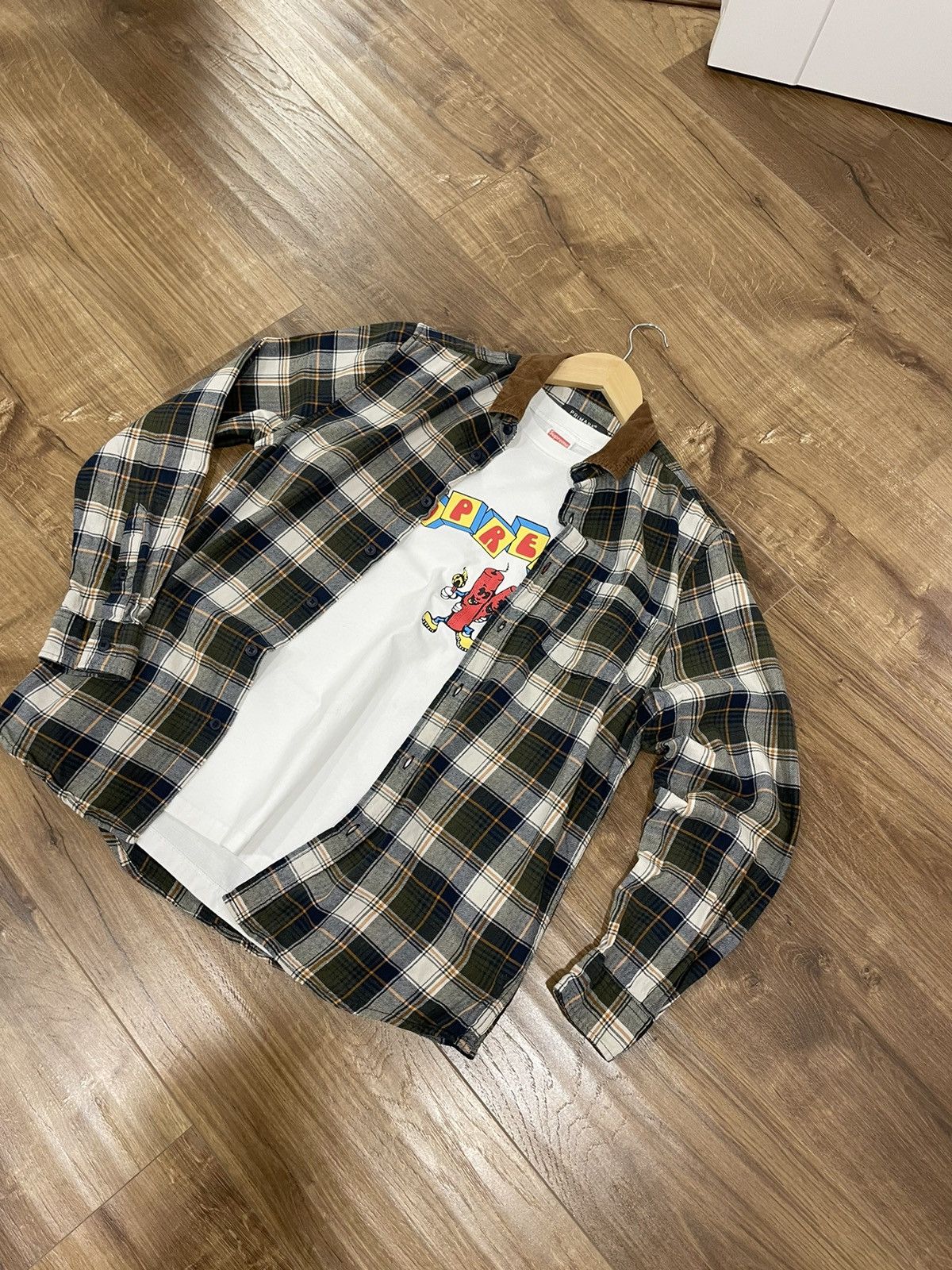 Flannel × Vintage Vintage Checkered Plaid Flannel Shirt Travis Scott Style Size US M / EU 48-50 / 2 - 2 Thumbnail