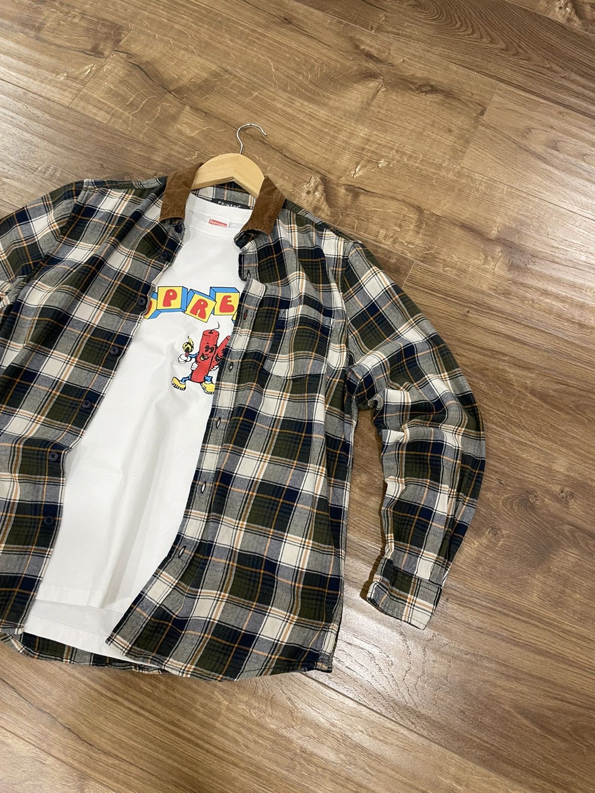 Flannel × Vintage Vintage Checkered Plaid Flannel Shirt Travis Scott Style Size US M / EU 48-50 / 2 - 3 Thumbnail