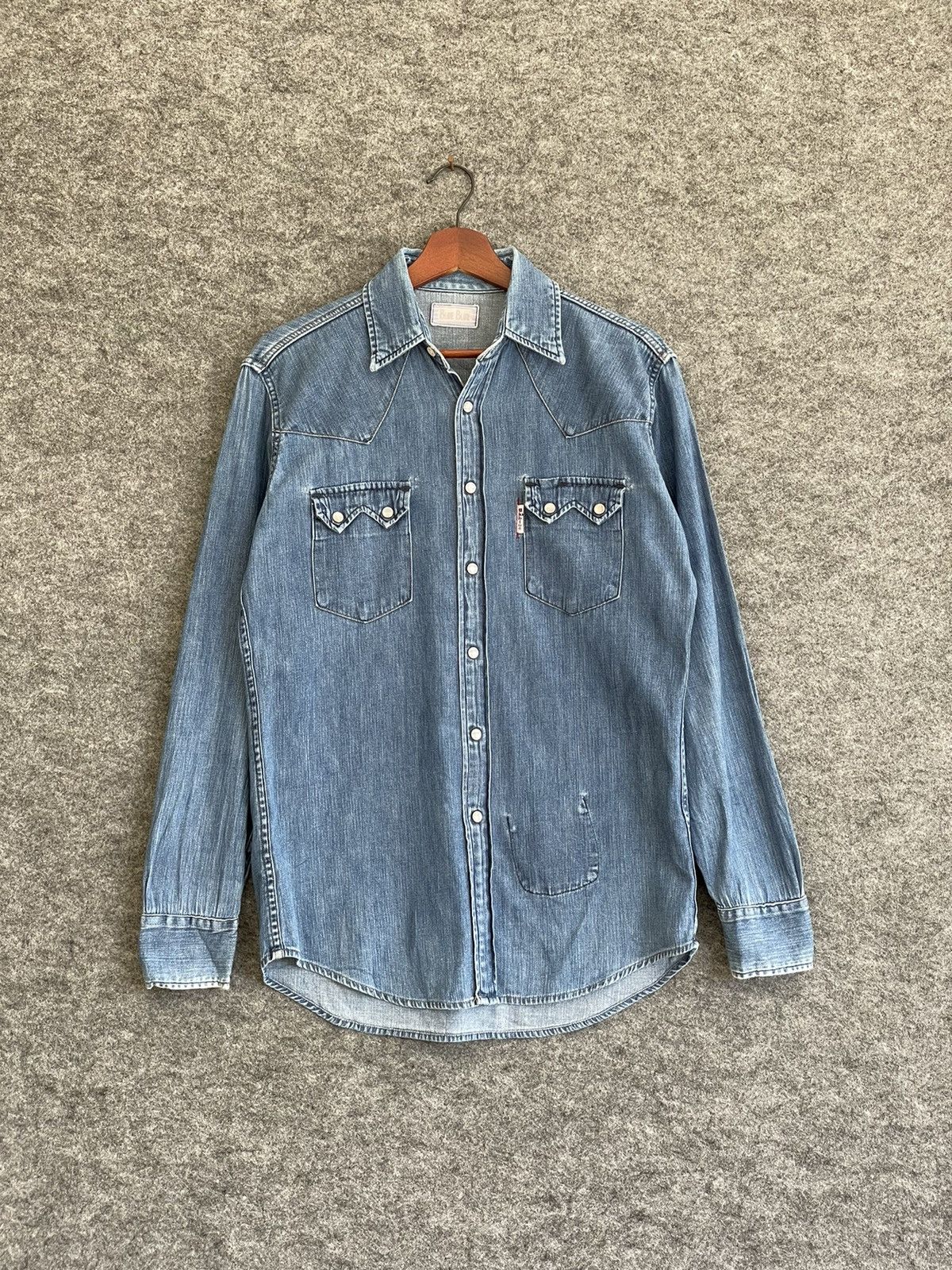 Blue Blue Japan VINTAGE BLUE BLUE JAPAN SCOVILL BUTTON WESTERN SHIRT Size US M / EU 48-50 / 2 - 1 Thumbnail