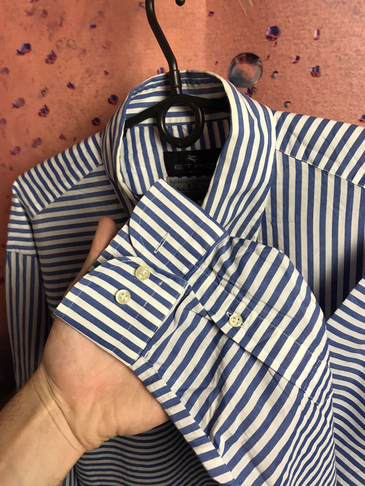 Etro × Vintage Vintage Etro luxury streetwear shirt Size US XL / EU 56 / 4 - 4 Thumbnail