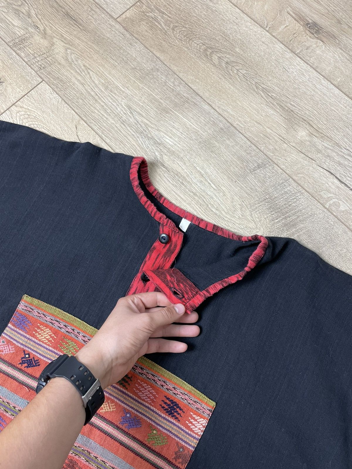 Handmade Vintage Handmade Patchwork Hawaiian Buttons Up Shirt Tee Size US L / EU 52-54 / 3 - 9 Thumbnail