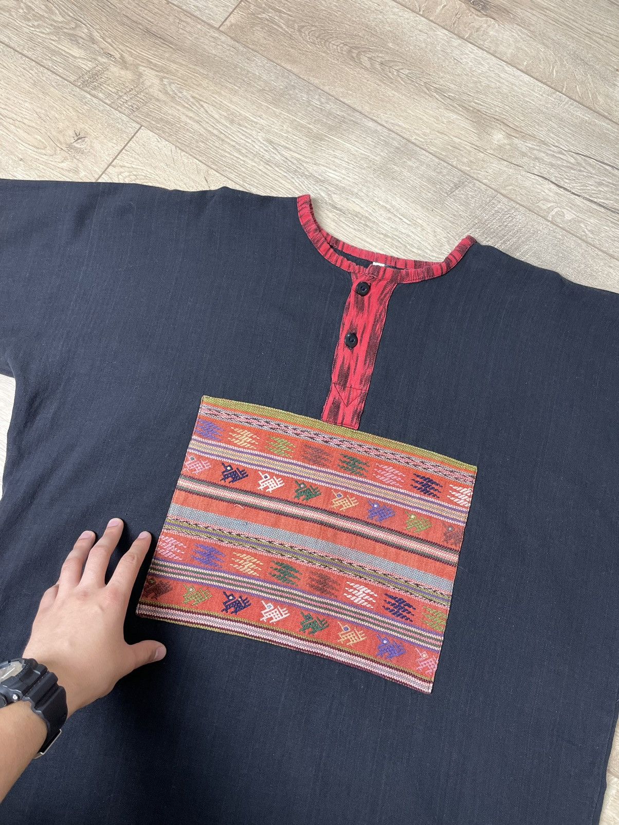 Handmade Vintage Handmade Patchwork Hawaiian Buttons Up Shirt Tee Size US L / EU 52-54 / 3 - 5 Thumbnail