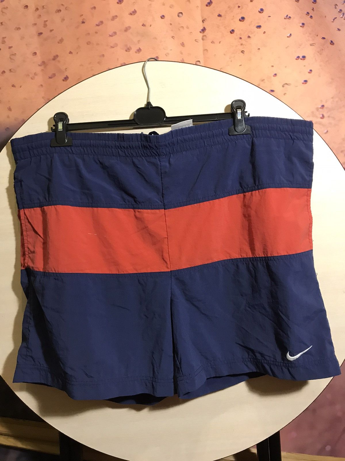 Vintage Vintage Nike streetwear big swoosh shorts Size US 34 / EU 50 - 5 Thumbnail
