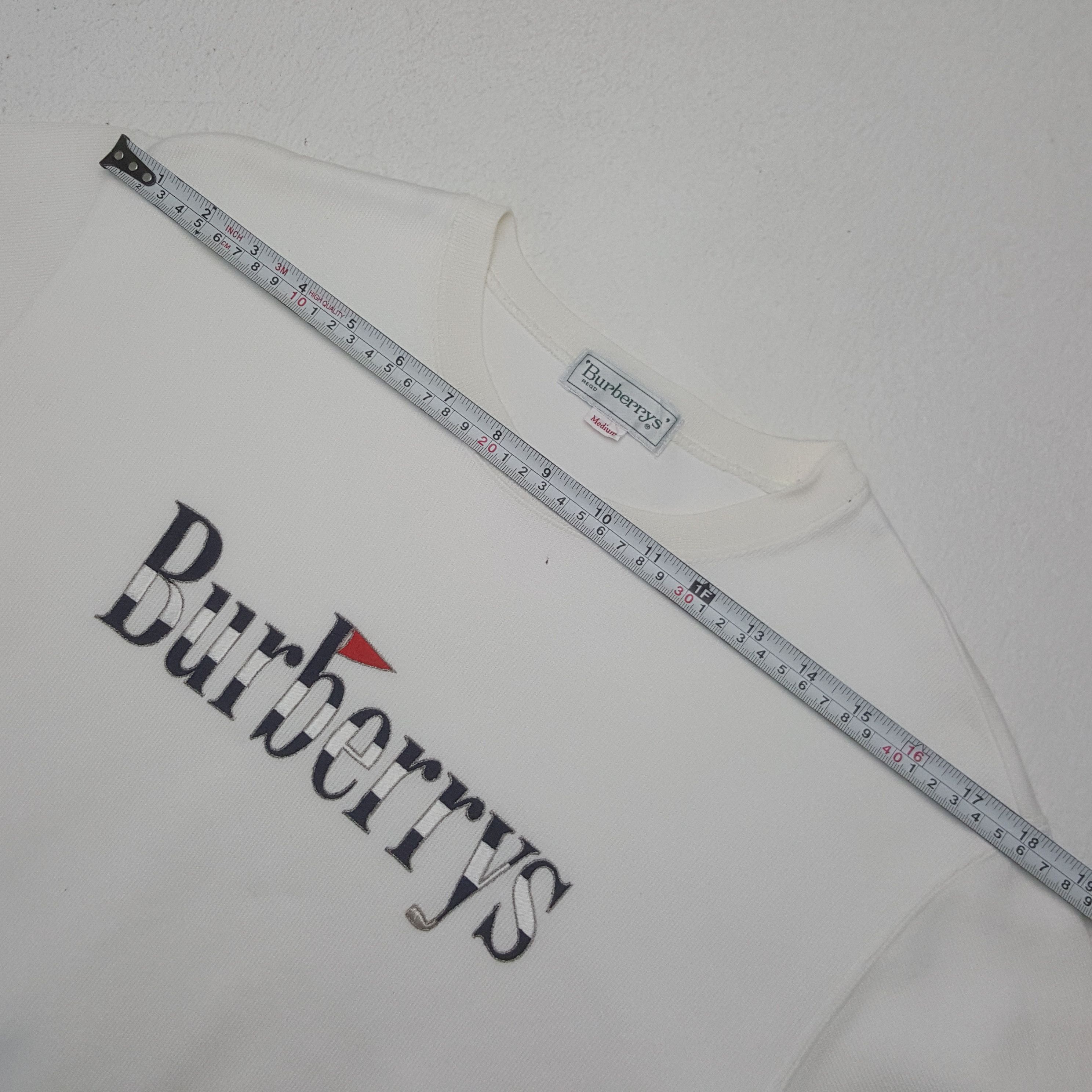 Burberry × Vintage Vintage Burberrys Sweatshirt Size US S / EU 44-46 / 1 - 5 Thumbnail