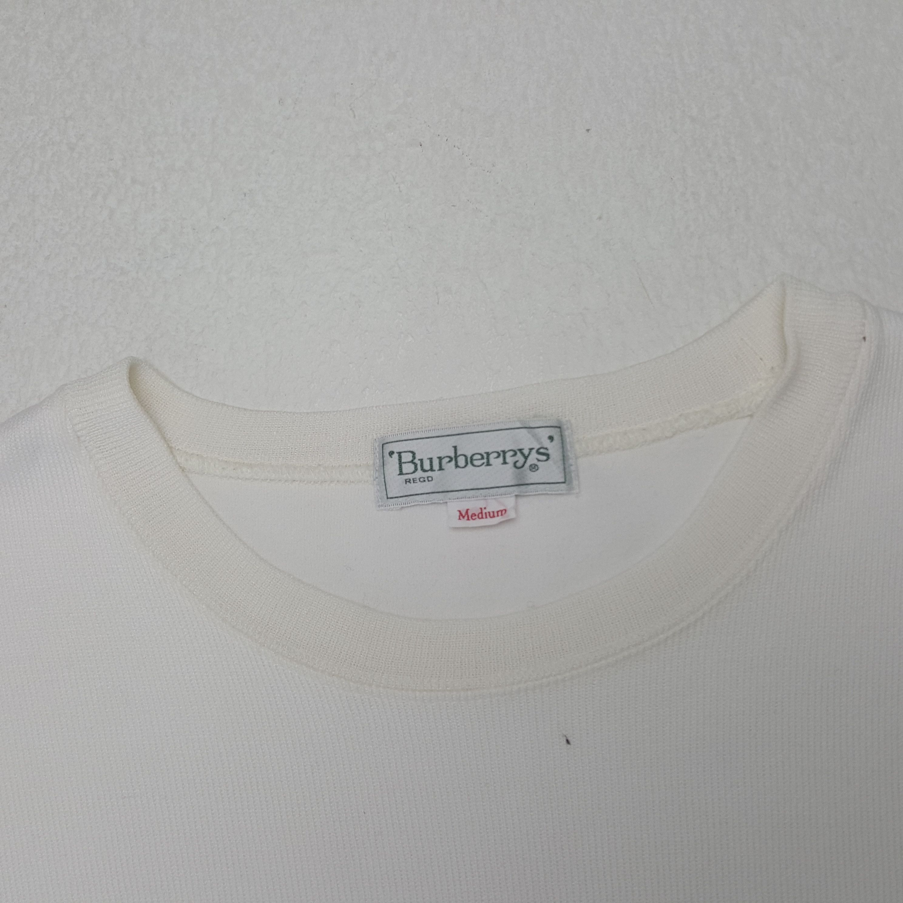 Burberry × Vintage Vintage Burberrys Sweatshirt Size US S / EU 44-46 / 1 - 4 Thumbnail