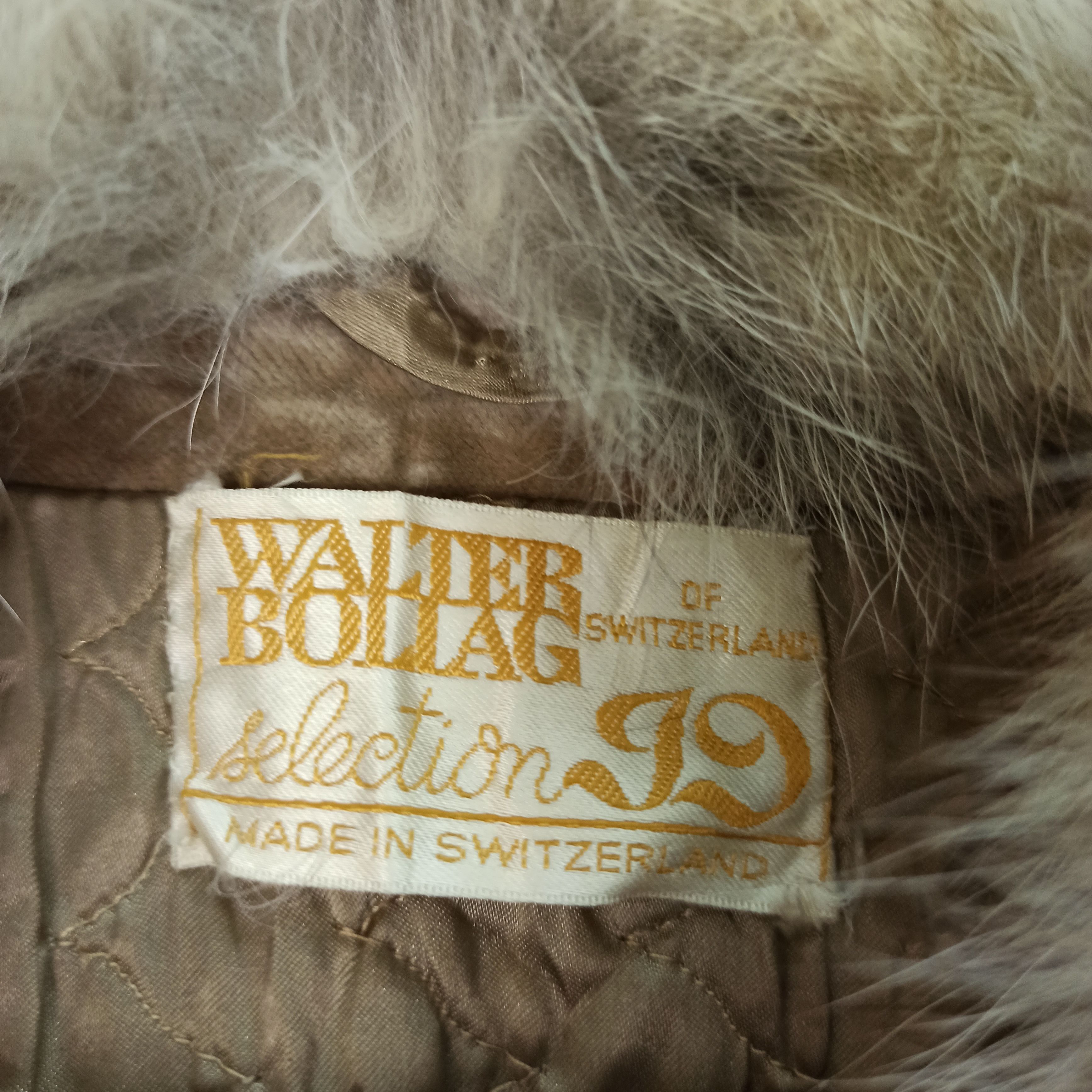 Vintage WALTER BOLLAG OF SWITZERLAND MINK FUR ZIP RIRI Size US L / EU 52-54 / 3 - 8 Thumbnail