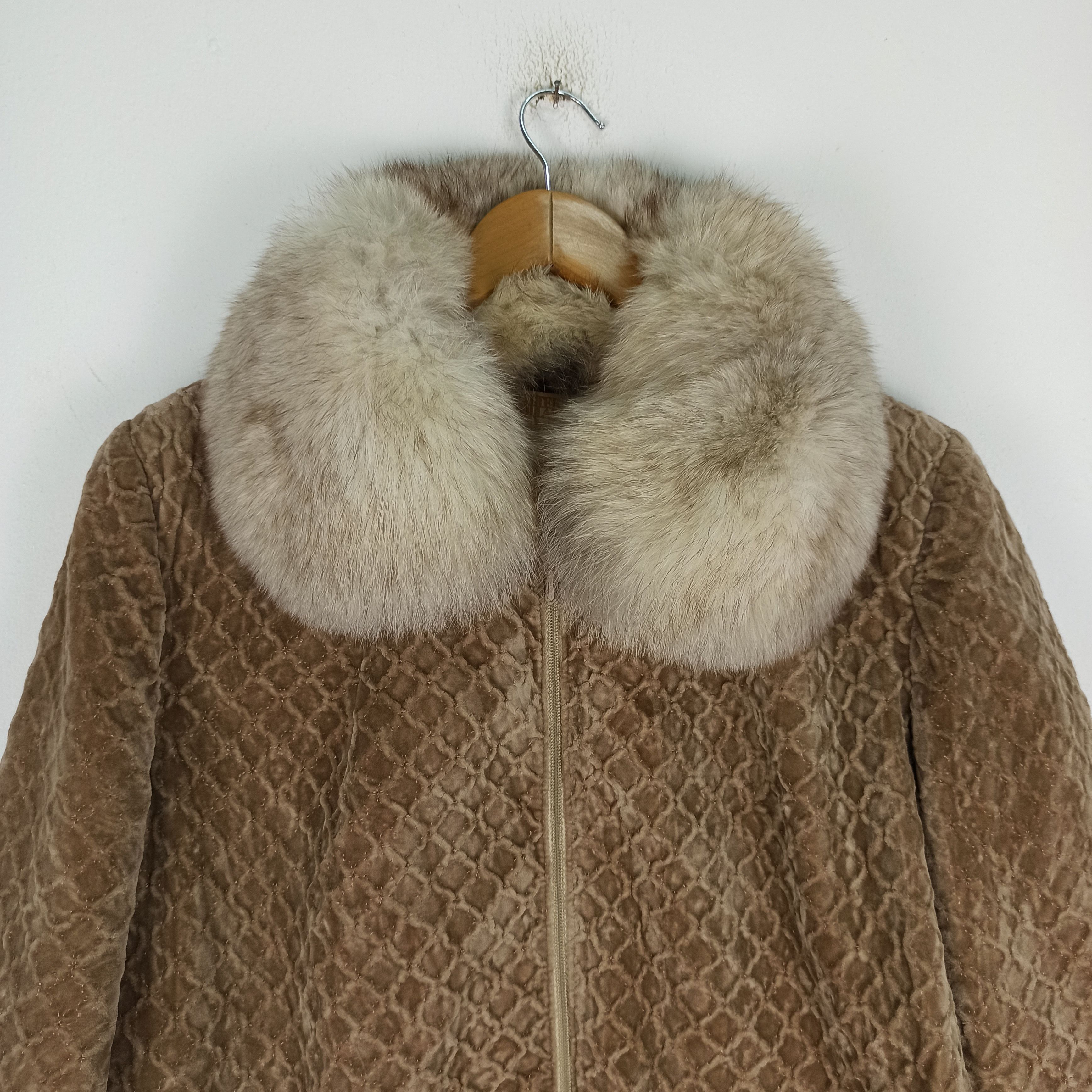 Vintage WALTER BOLLAG OF SWITZERLAND MINK FUR ZIP RIRI Size US L / EU 52-54 / 3 - 2 Thumbnail