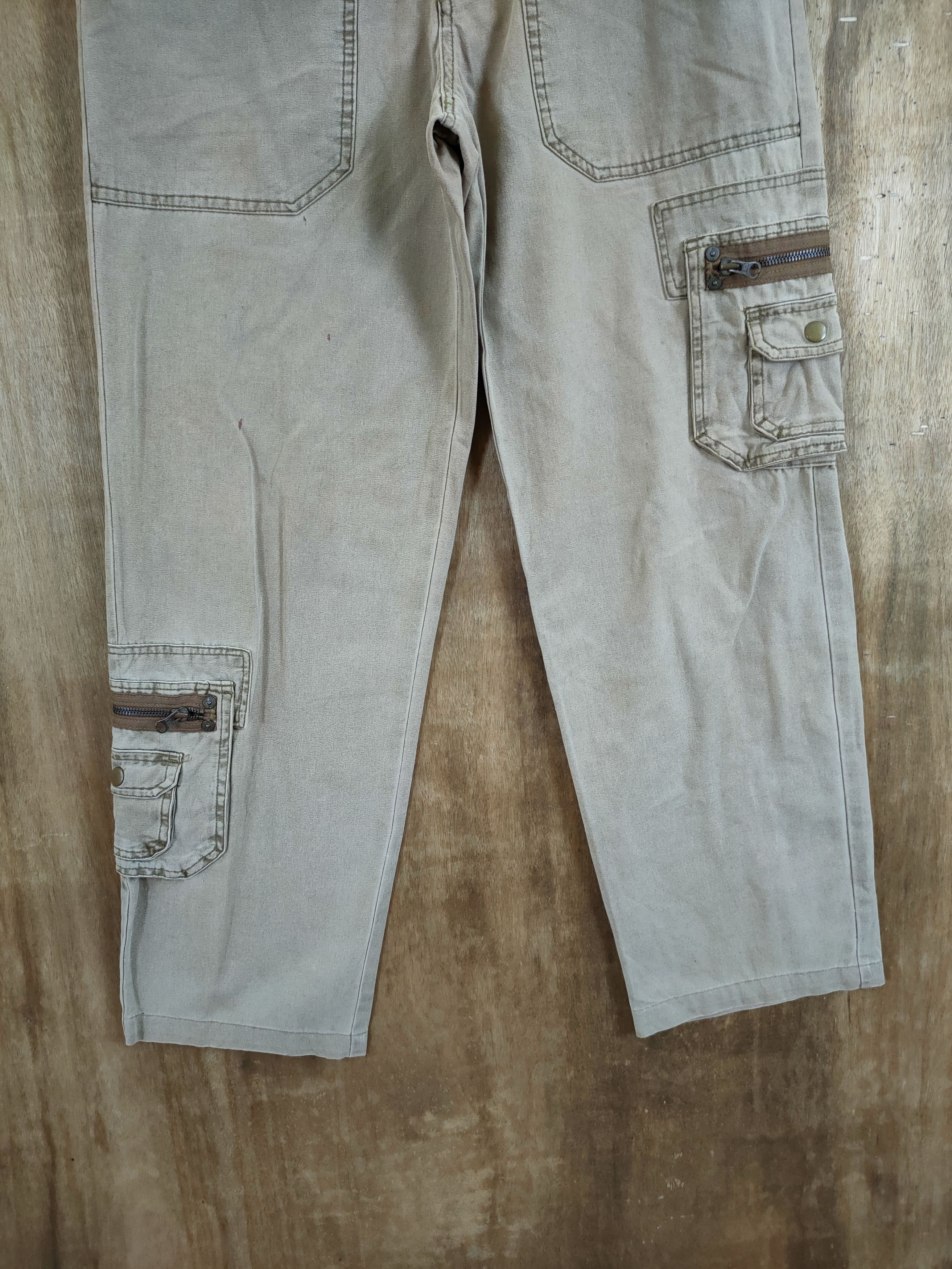 Japanese Brand DLL Shane Jeans multipocket zipper japan cargo pants #1340 Size US 28 / EU 44 - 3 Thumbnail