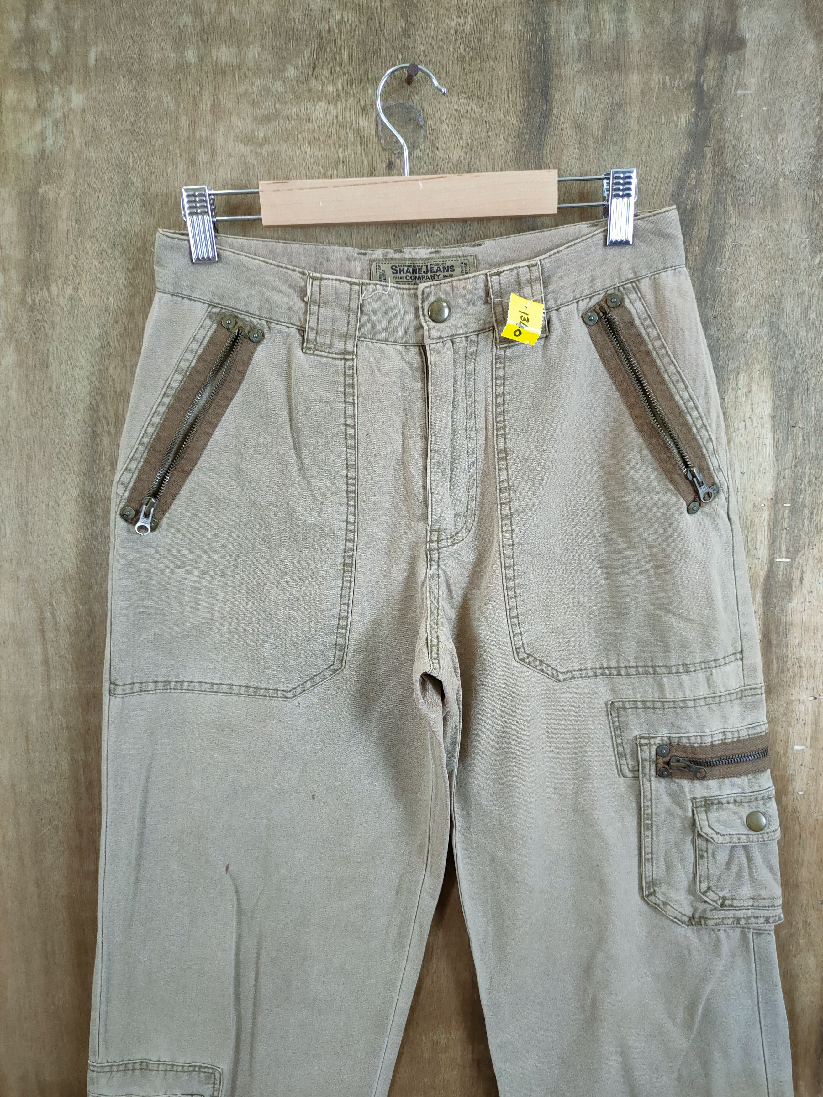 Japanese Brand DLL Shane Jeans multipocket zipper japan cargo pants #1340 Size US 28 / EU 44 - 4 Thumbnail
