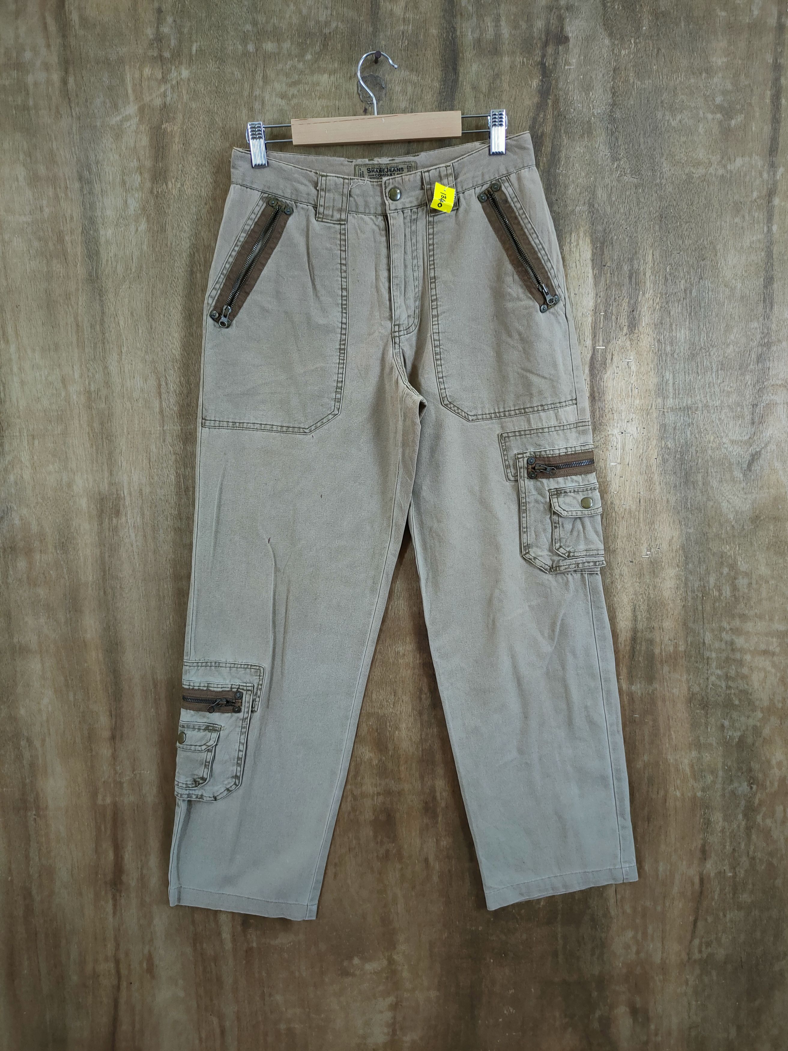 Japanese Brand DLL Shane Jeans multipocket zipper japan cargo pants #1340 Size US 28 / EU 44 - 2 Thumbnail