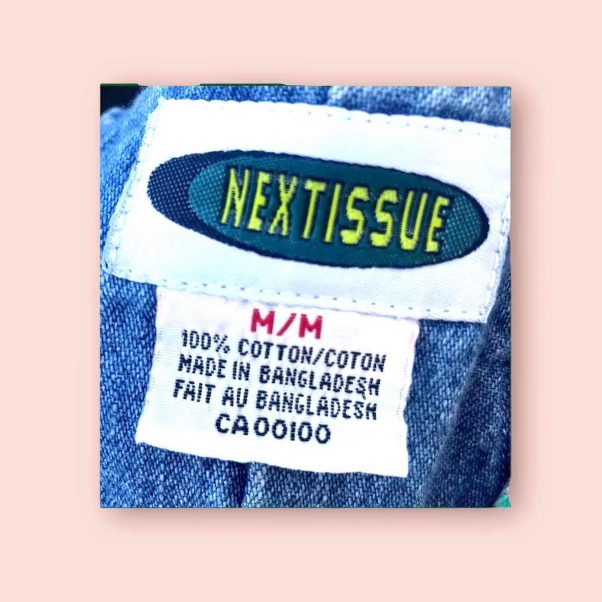 Vintage 90s Denim Dress Women’s Sleeveless Next Issue Size M / US 6-8 / IT 42-44 - 6 Thumbnail