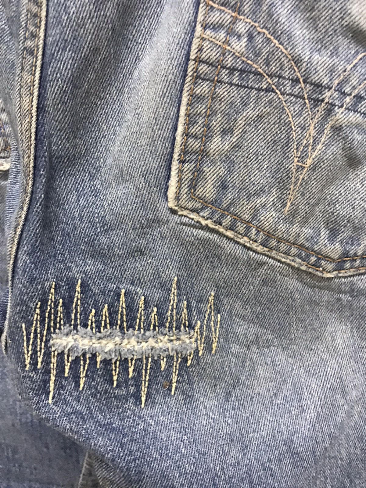Edwin Vintage Edwin 505 patchwork half selvedge denim Size US 32 / EU 48 - 12 Thumbnail