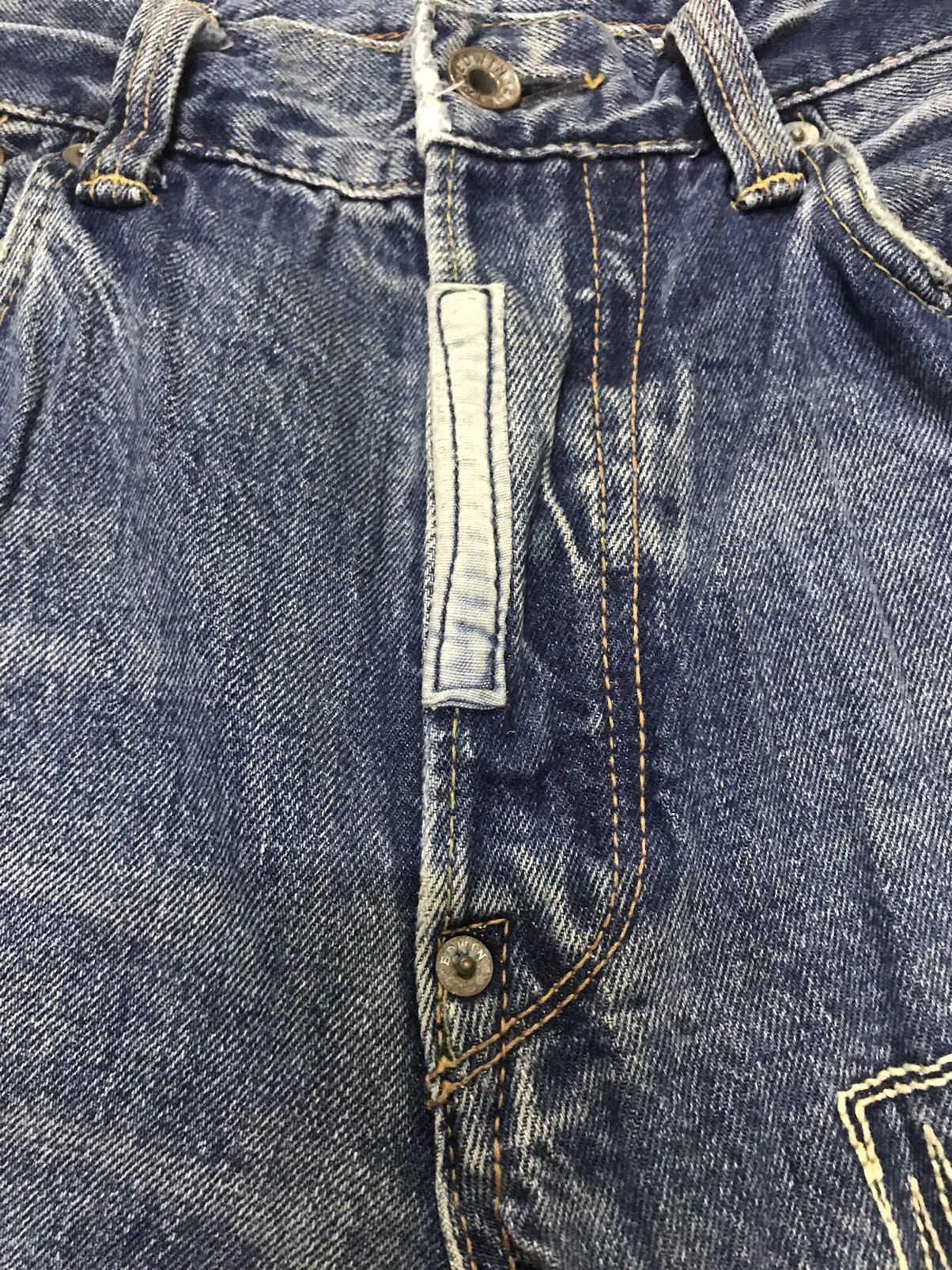 Edwin Vintage Edwin 505 patchwork half selvedge denim Size US 32 / EU 48 - 14 Thumbnail