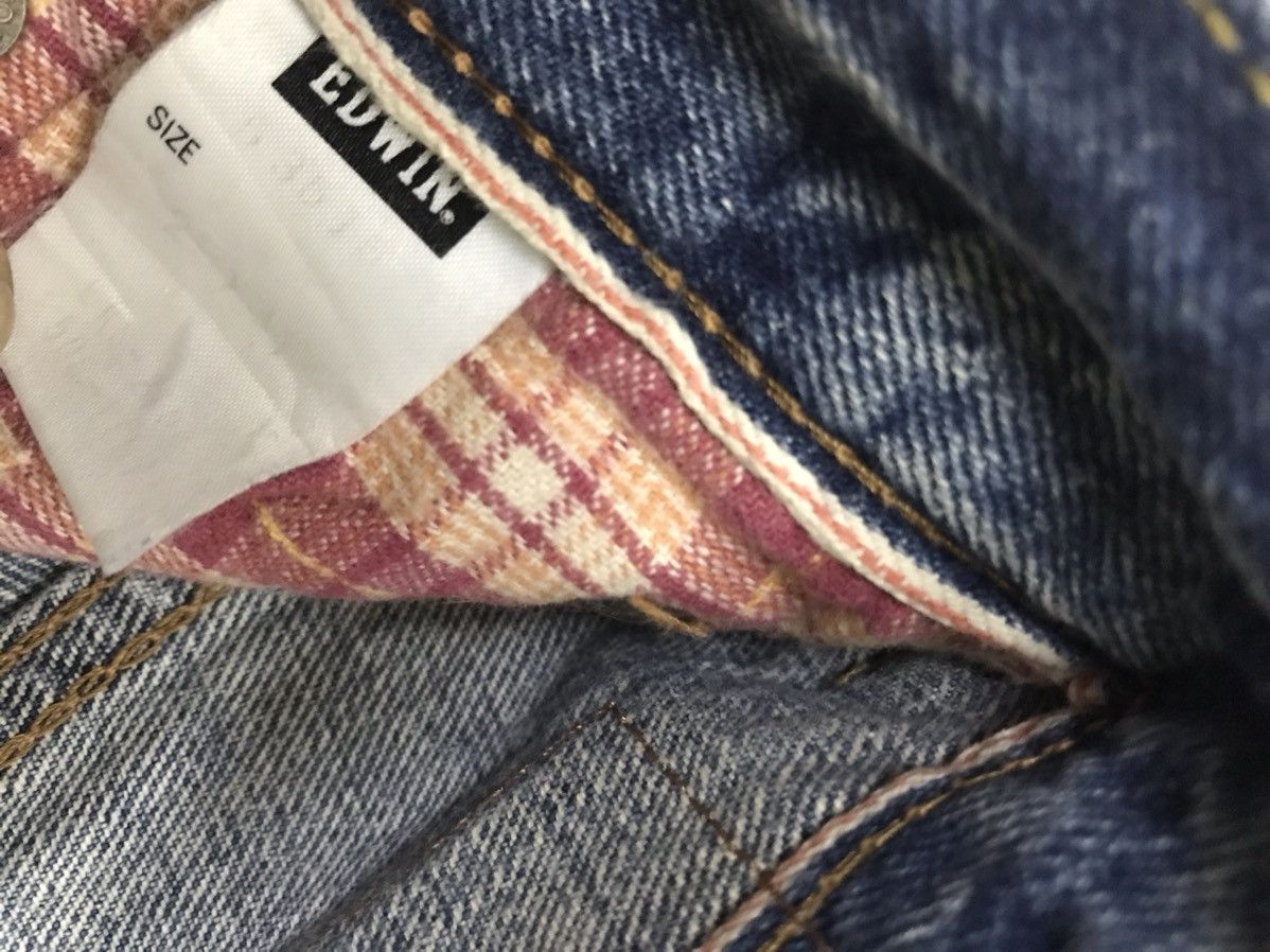 Edwin Vintage Edwin 505 patchwork half selvedge denim Size US 32 / EU 48 - 16 Thumbnail