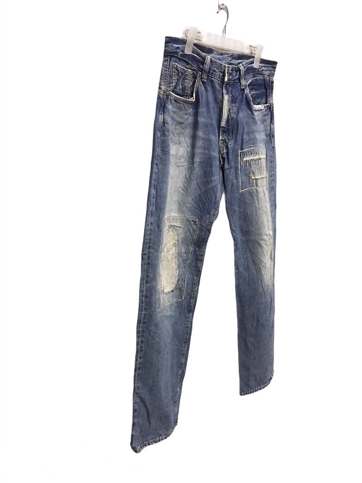 Edwin Vintage Edwin 505 patchwork half selvedge denim Size US 32 / EU 48 - 3 Thumbnail