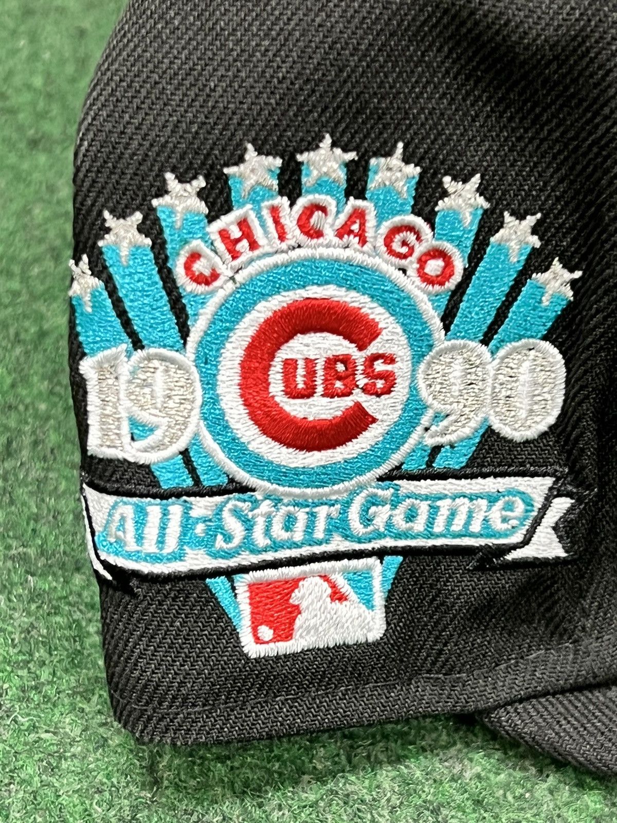 New Era Chicago Cubs 1990 All Star Game Patch Fitted Hat Size ONE SIZE - 2 Thumbnail