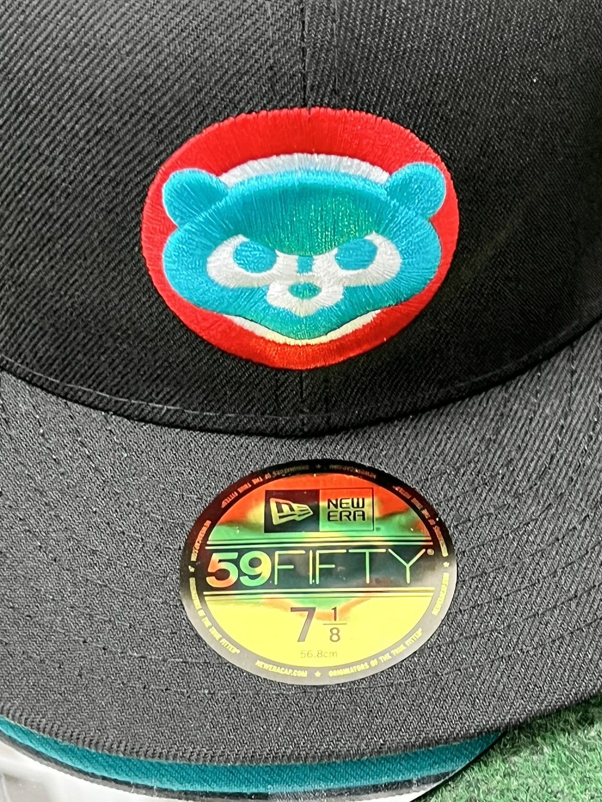 New Era Chicago Cubs 1990 All Star Game Patch Fitted Hat Size ONE SIZE - 3 Thumbnail
