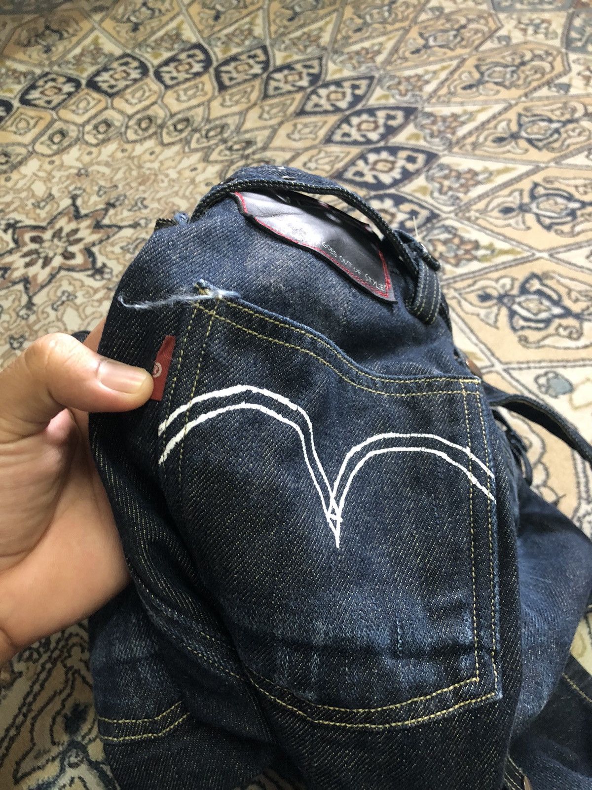 Levi's Vintage Levis Red Bondage Punk Denim Mini Skirt Size 27" / US 4 / IT 40 - 12 Thumbnail
