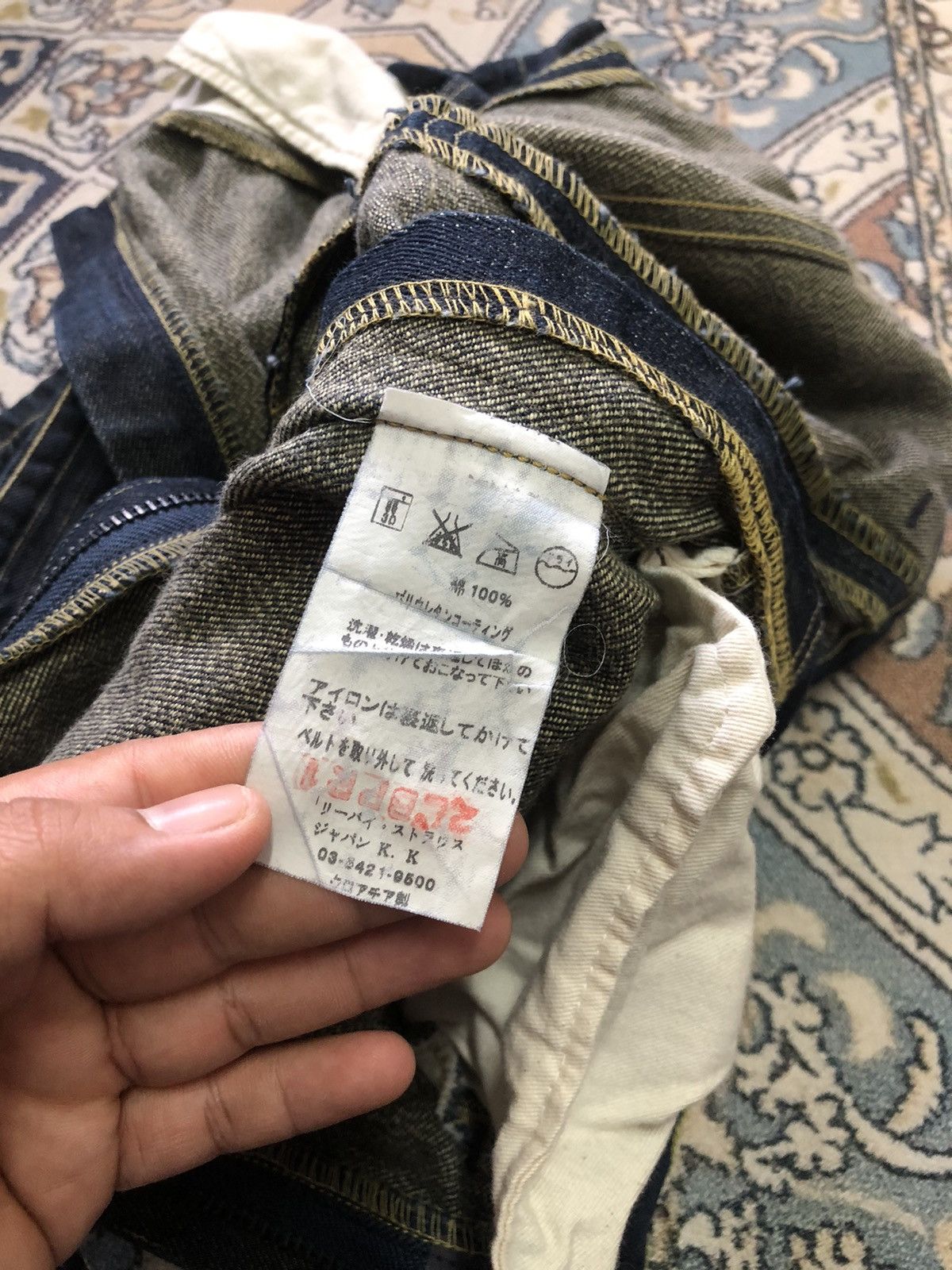 Levi's Vintage Levis Red Bondage Punk Denim Mini Skirt Size 27" / US 4 / IT 40 - 18 Thumbnail