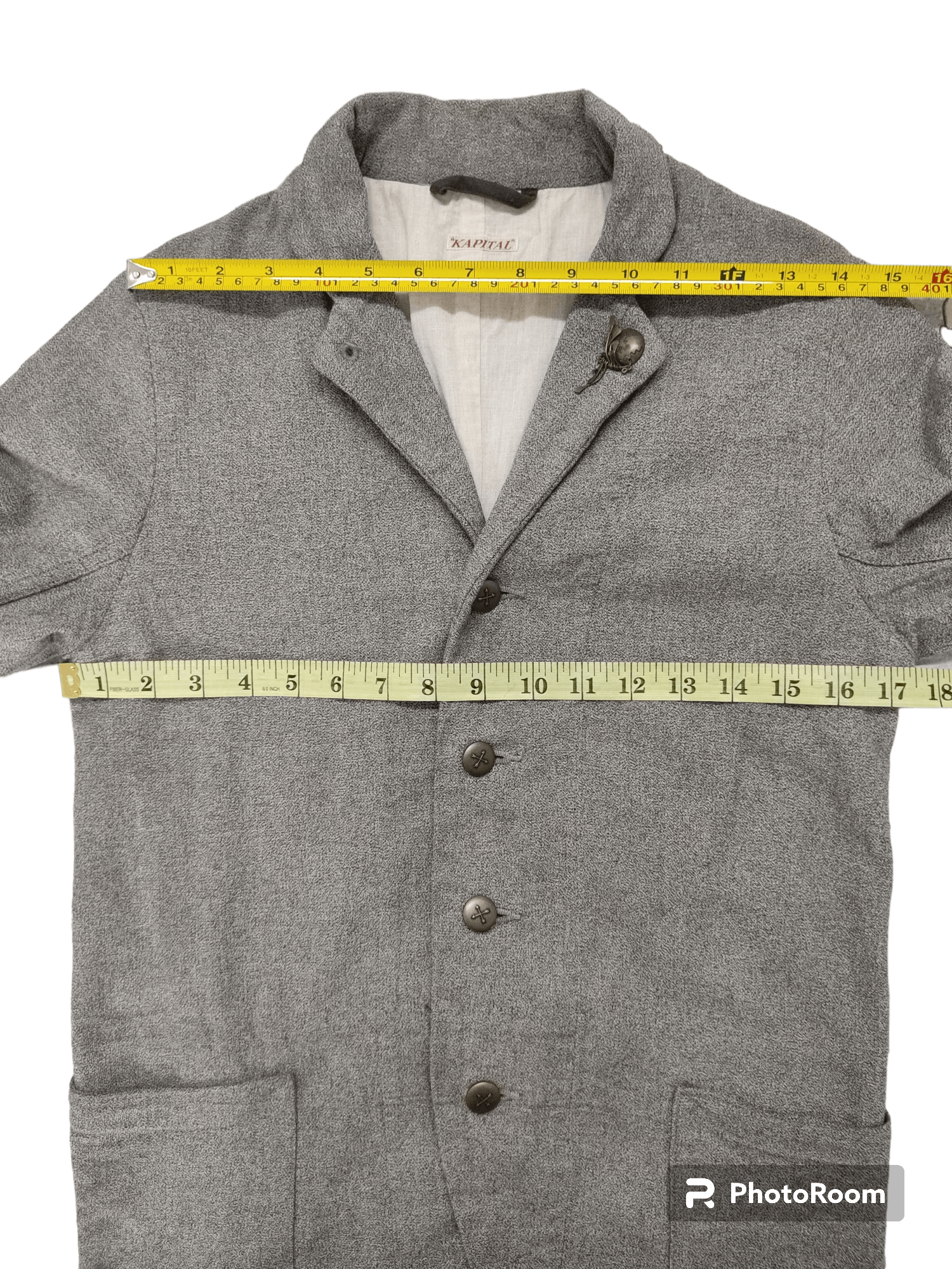 Kapital Vintage!!!🔥🔥 Kapital Deerskin Elbow Patch Wool Blazer Size US S / EU 44-46 / 1 - 3 Thumbnail