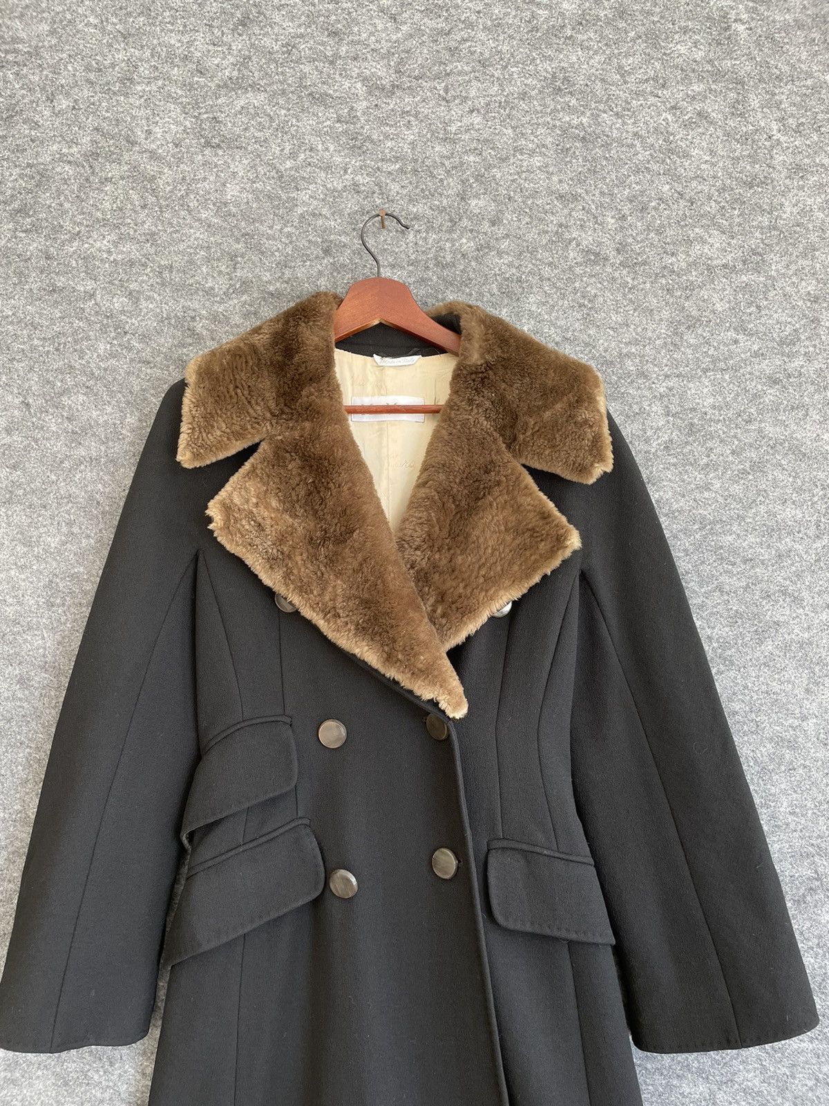 Max Mara MAX MARA BLACK LONG JACKET Size S / US 4 / IT 40 - 2 Thumbnail