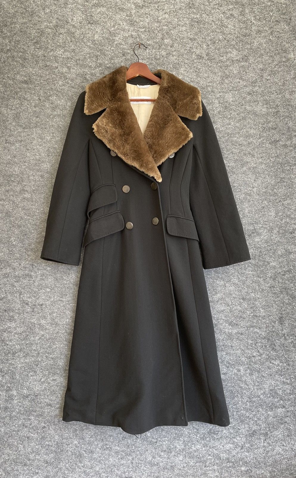 Max Mara MAX MARA BLACK LONG JACKET Size S / US 4 / IT 40 - 1 Thumbnail