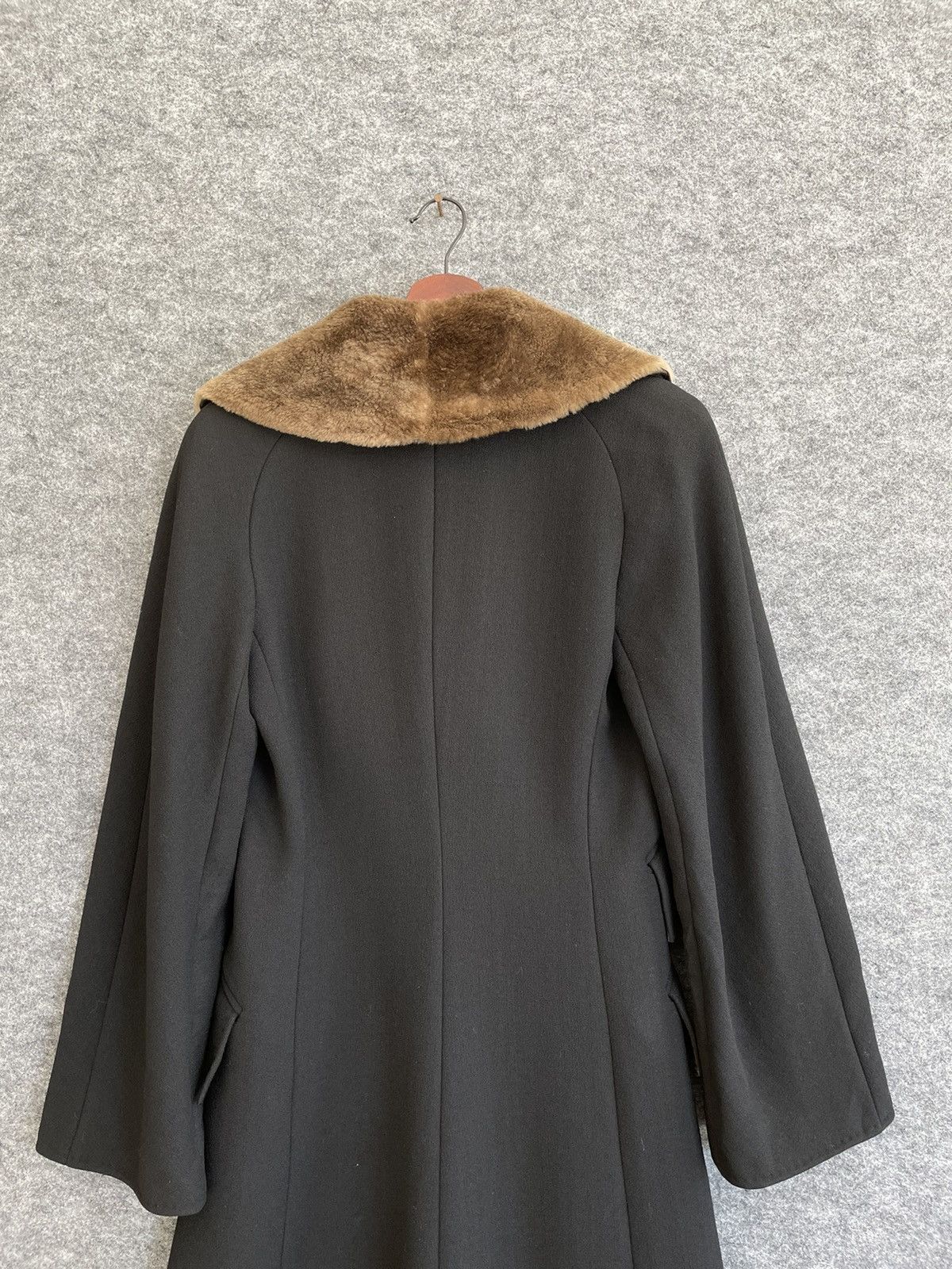 Max Mara MAX MARA BLACK LONG JACKET Size S / US 4 / IT 40 - 4 Thumbnail