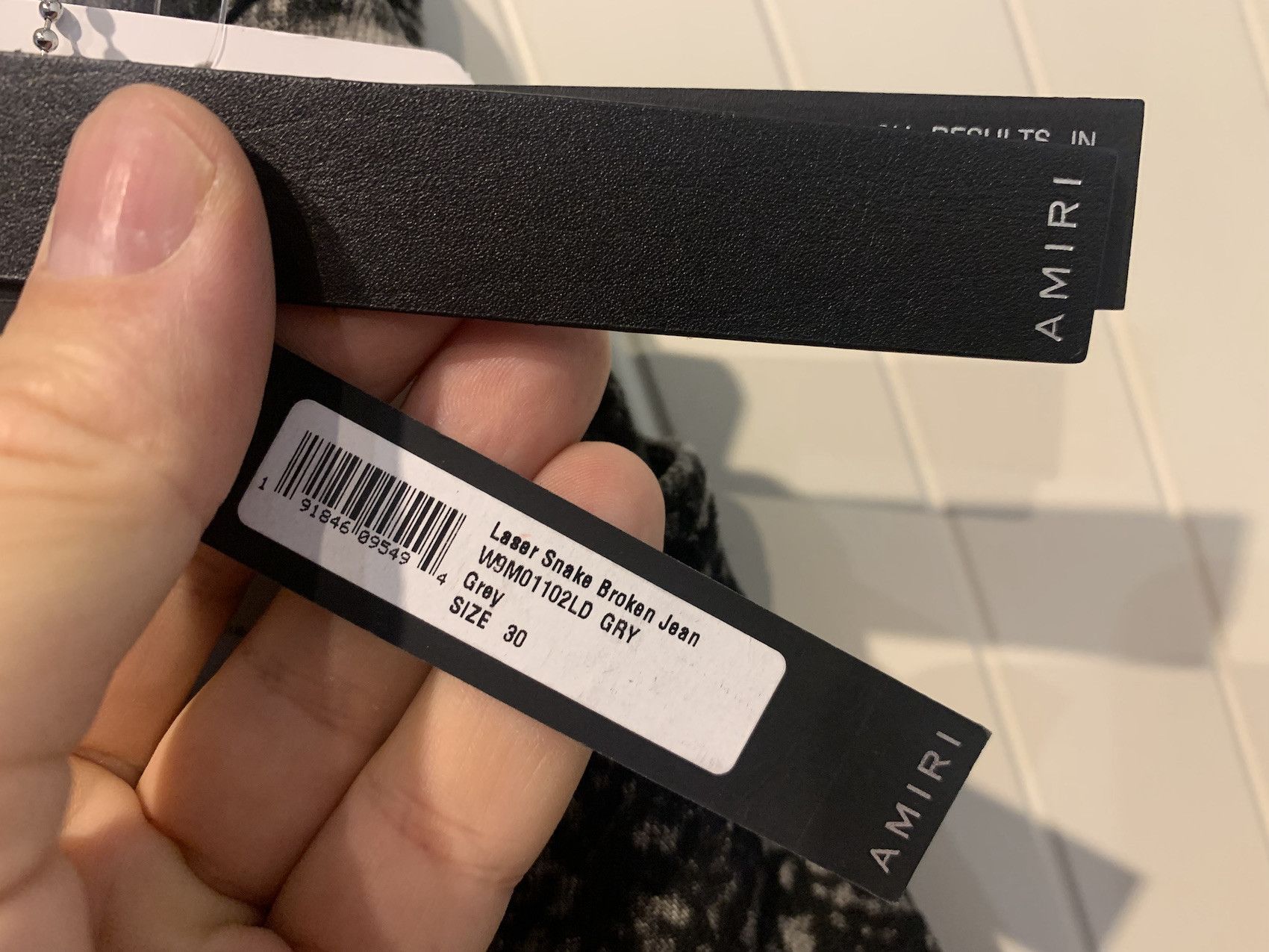 Amiri FW'19 Jean Distressed Snake Print Size US 30 / EU 46 - 6 Thumbnail
