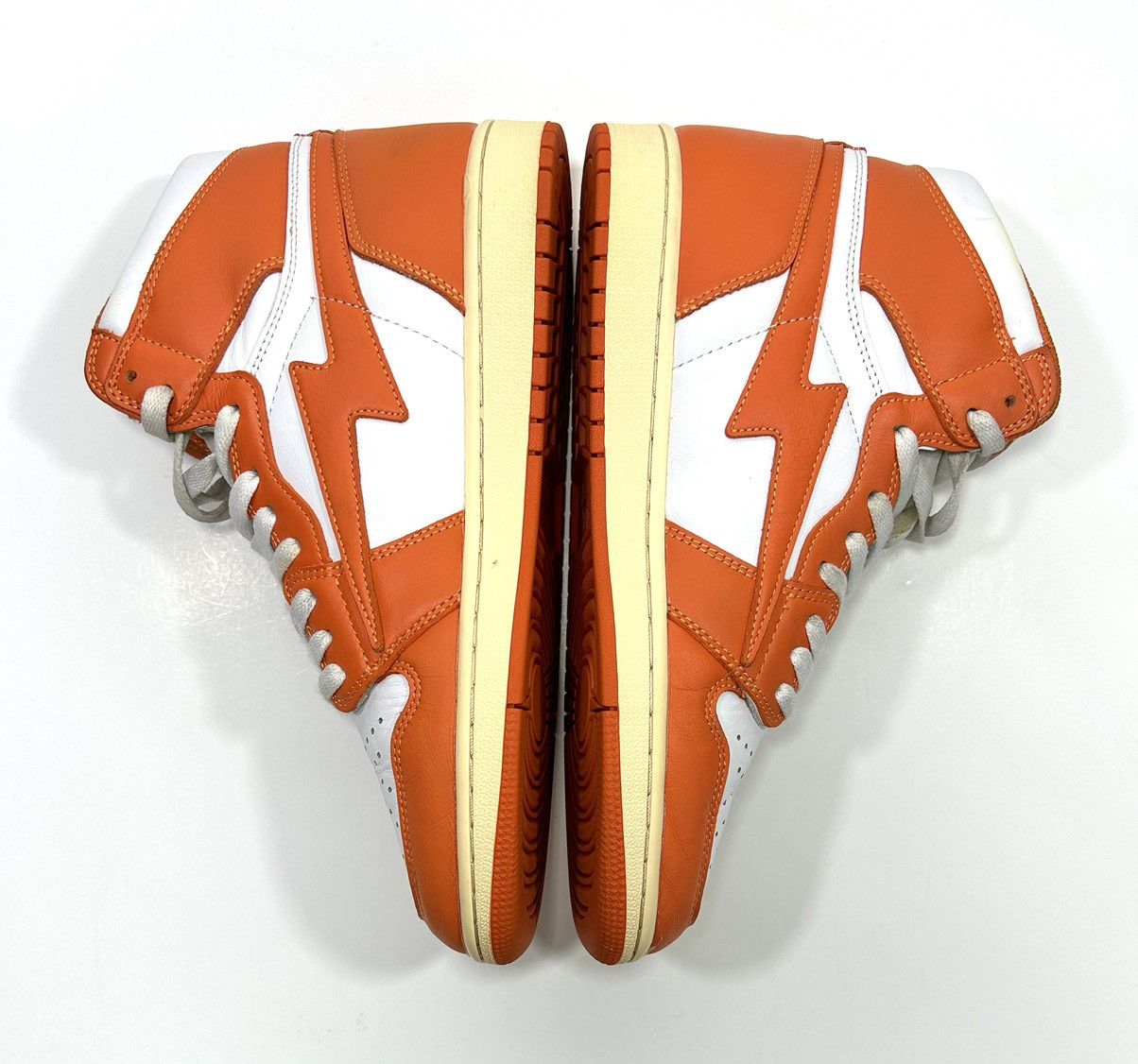 Reves Paris Reves Paris x Air Kiy ‘85 Hi NY Orange/White Shoes Size: 9.5 Size US 9.5 / EU 42-43 - 3 Thumbnail