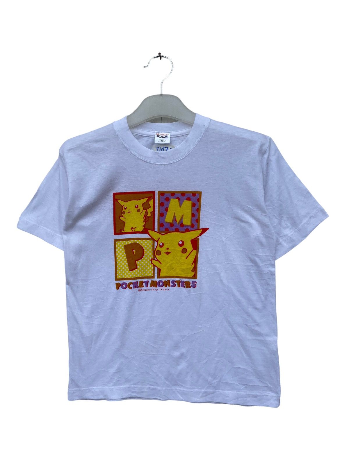 Cartoon Network Vintage Pikachu Pokemon Tees For Kids Size US XS / EU 42 / 0 - 1 Thumbnail