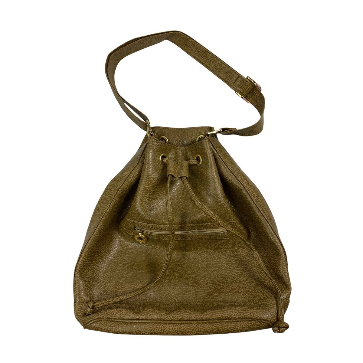 Vintage 🔥LASTDROP🔥 Picard Bucket Hand Bag Coffee Milk Faux Leather Size ONE SIZE - 1 Thumbnail
