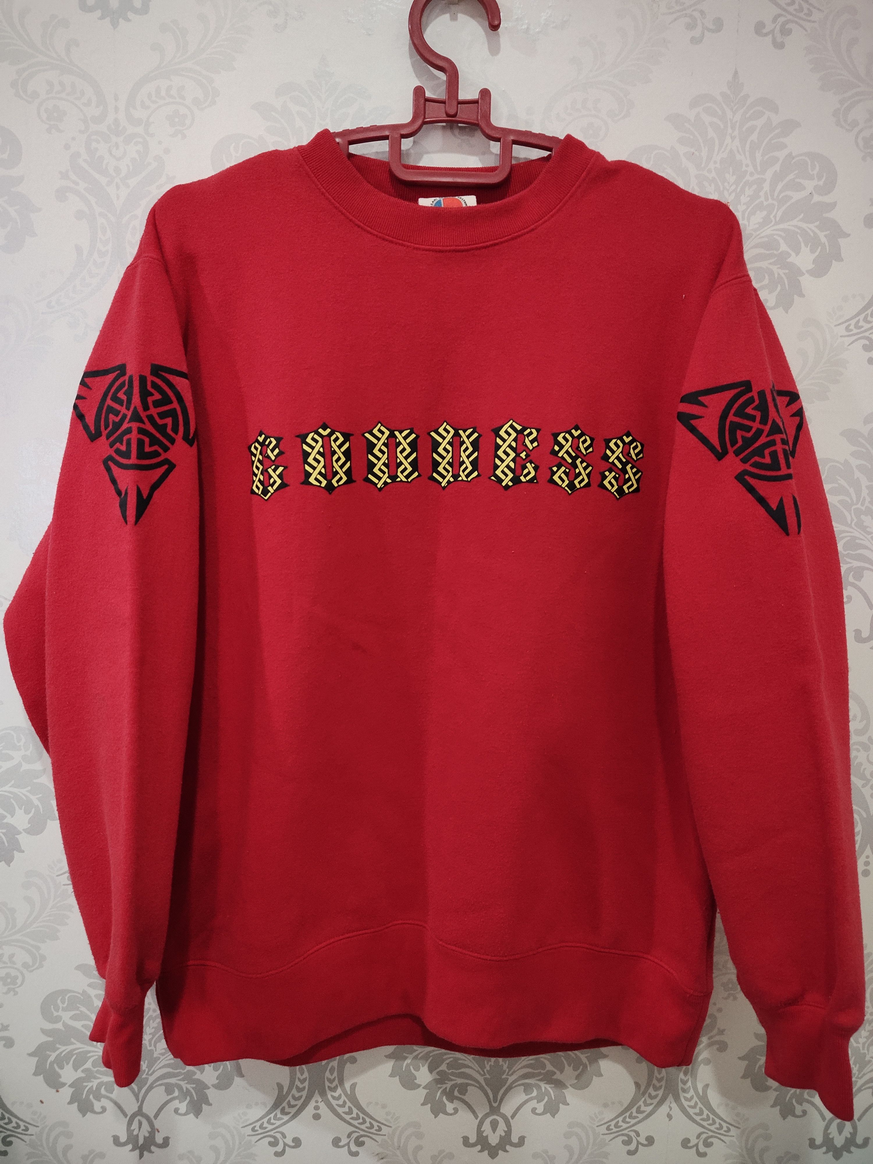 Vintage Vintage 90's Surfing Goddess Tribal Sweatshirt Size US L / EU 52-54 / 3 - 2 Thumbnail