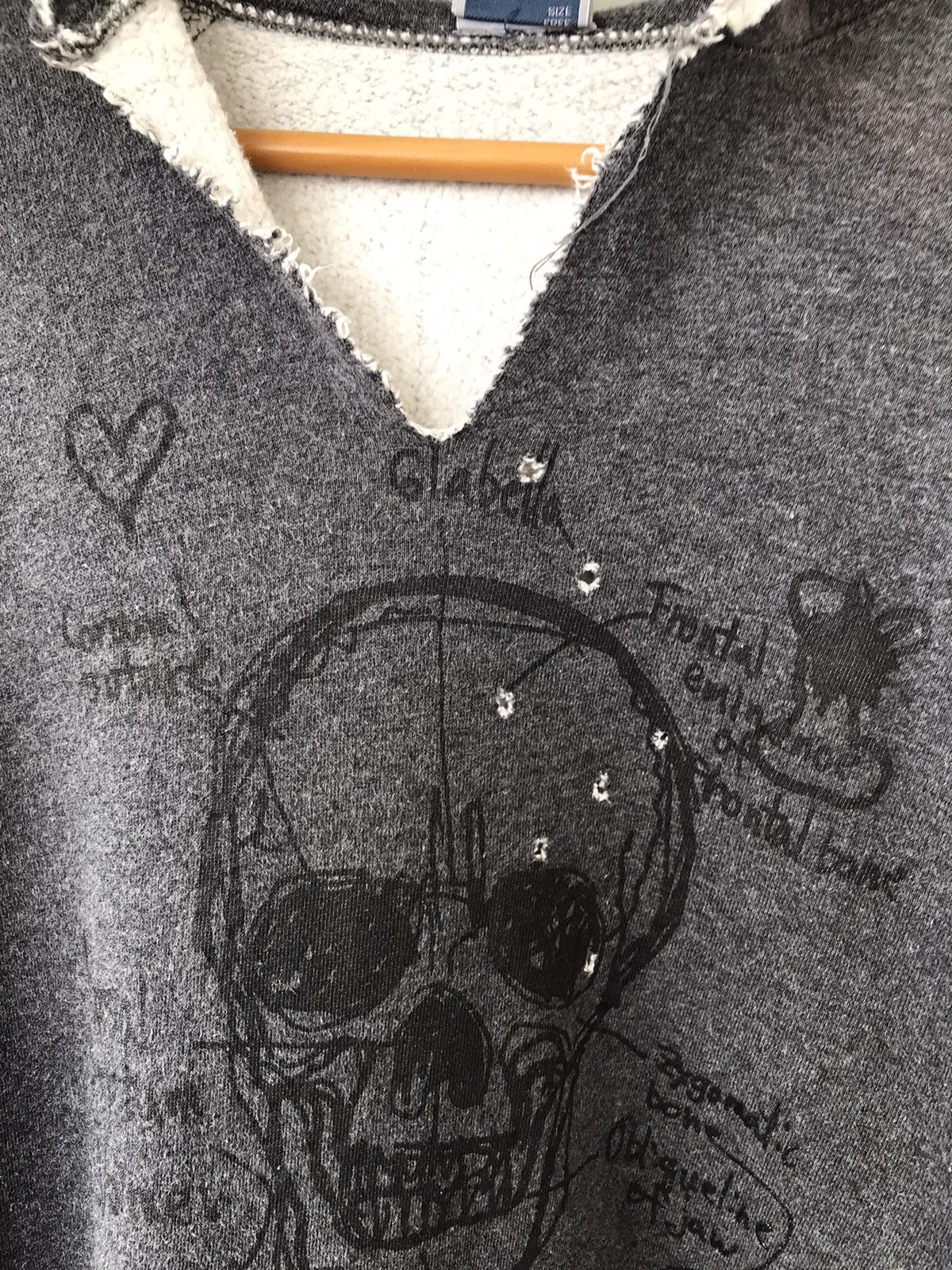 20471120 × Beauty Beast × PPFM 90s PPFM Skull Hoodie Size US L / EU 52-54 / 3 - 11 Thumbnail