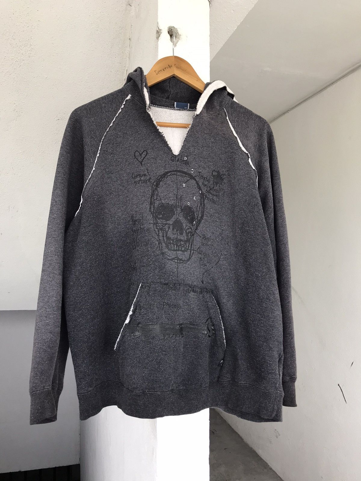 20471120 × Beauty Beast × PPFM 90s PPFM Skull Hoodie Size US L / EU 52-54 / 3 - 2 Thumbnail