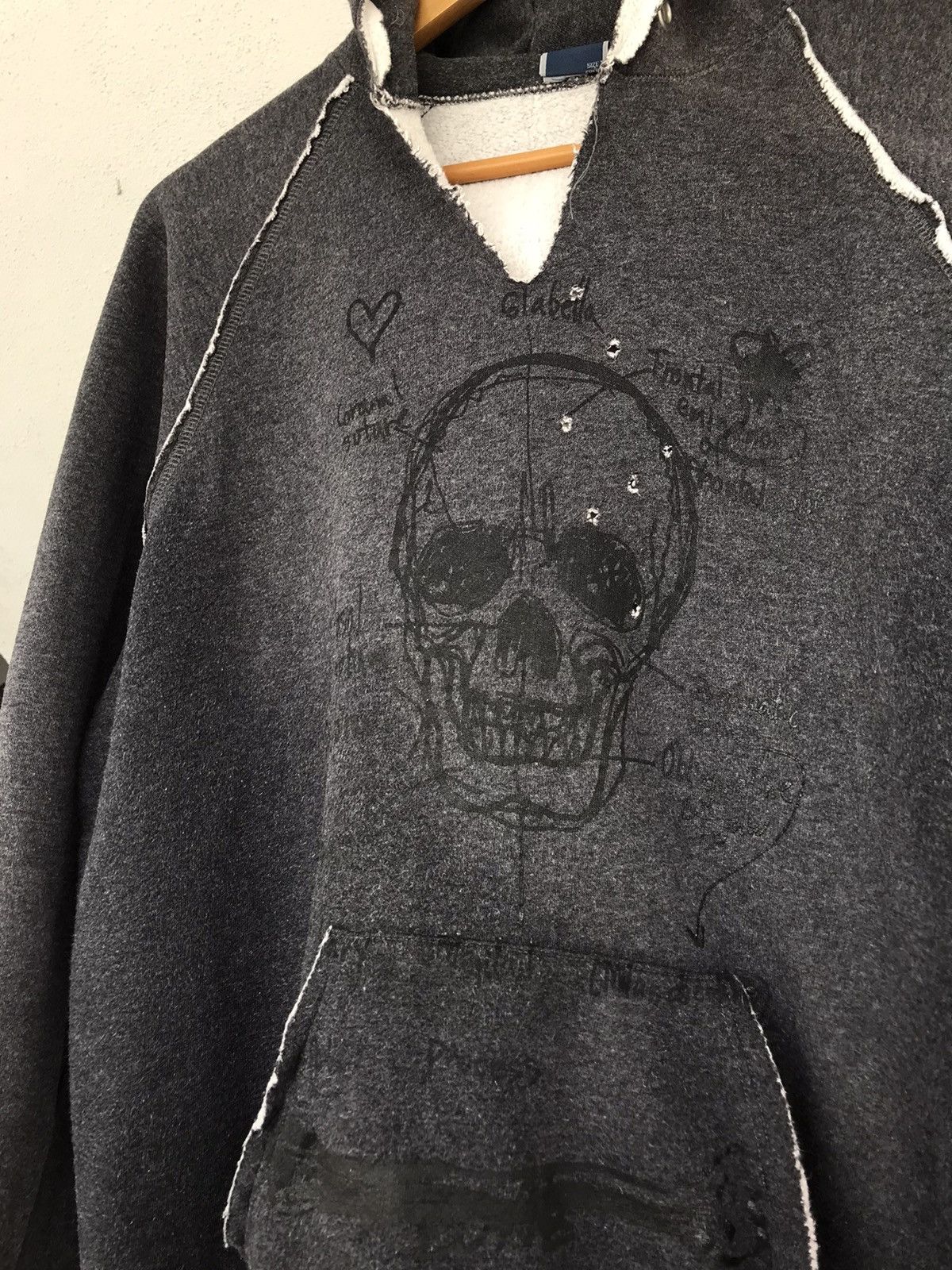 20471120 × Beauty Beast × PPFM 90s PPFM Skull Hoodie Size US L / EU 52-54 / 3 - 6 Thumbnail