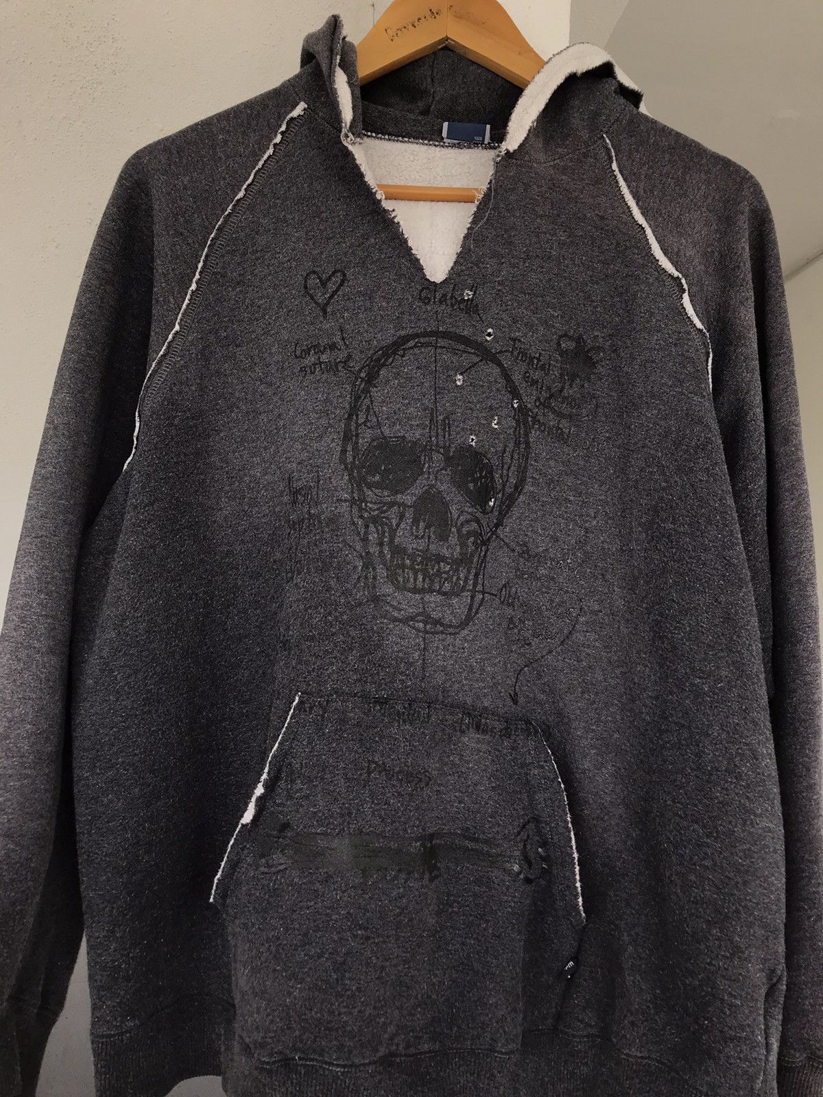 20471120 × Beauty Beast × PPFM 90s PPFM Skull Hoodie Size US L / EU 52-54 / 3 - 5 Thumbnail