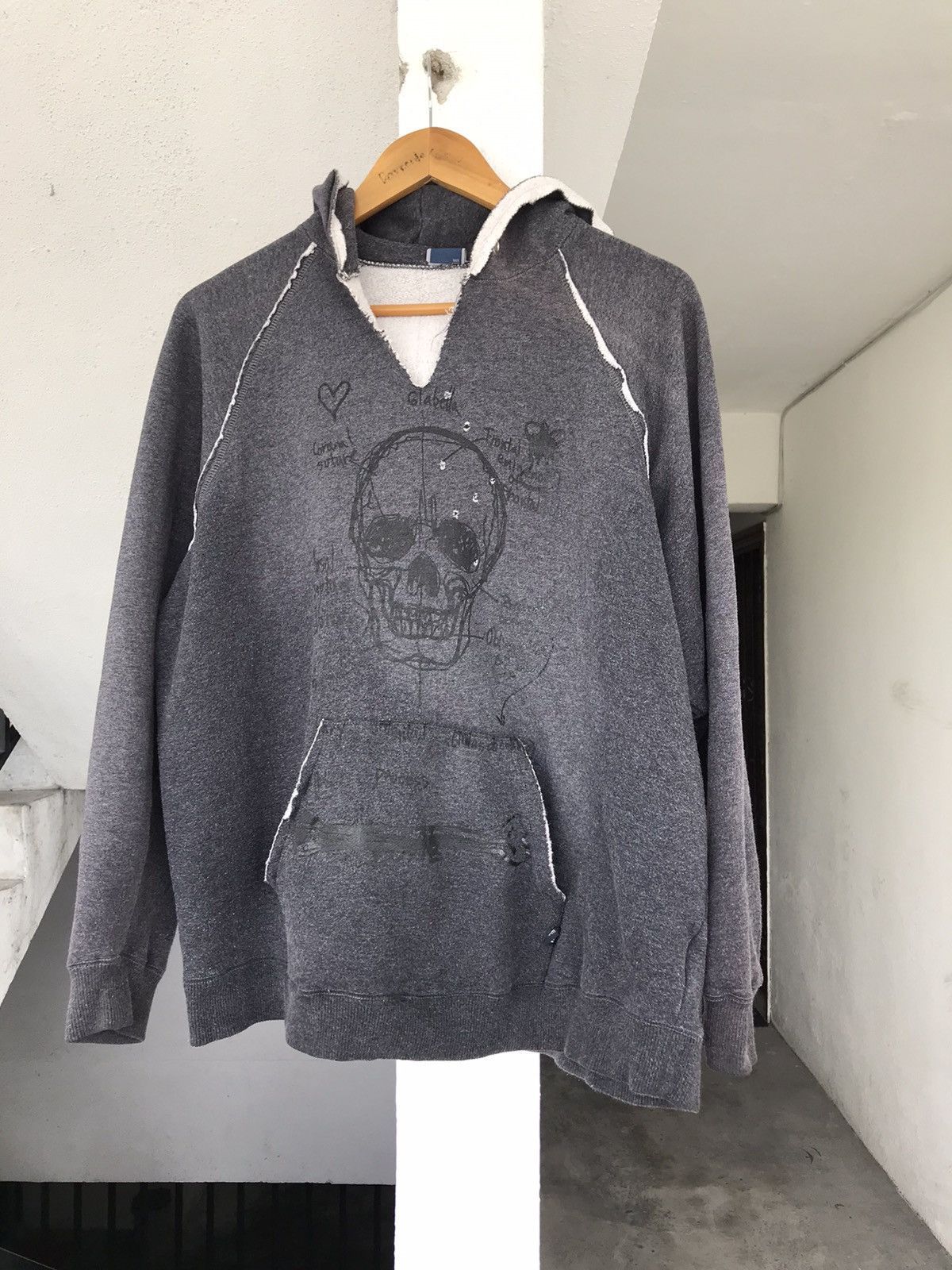 20471120 × Beauty Beast × PPFM 90s PPFM Skull Hoodie Size US L / EU 52-54 / 3 - 3 Thumbnail