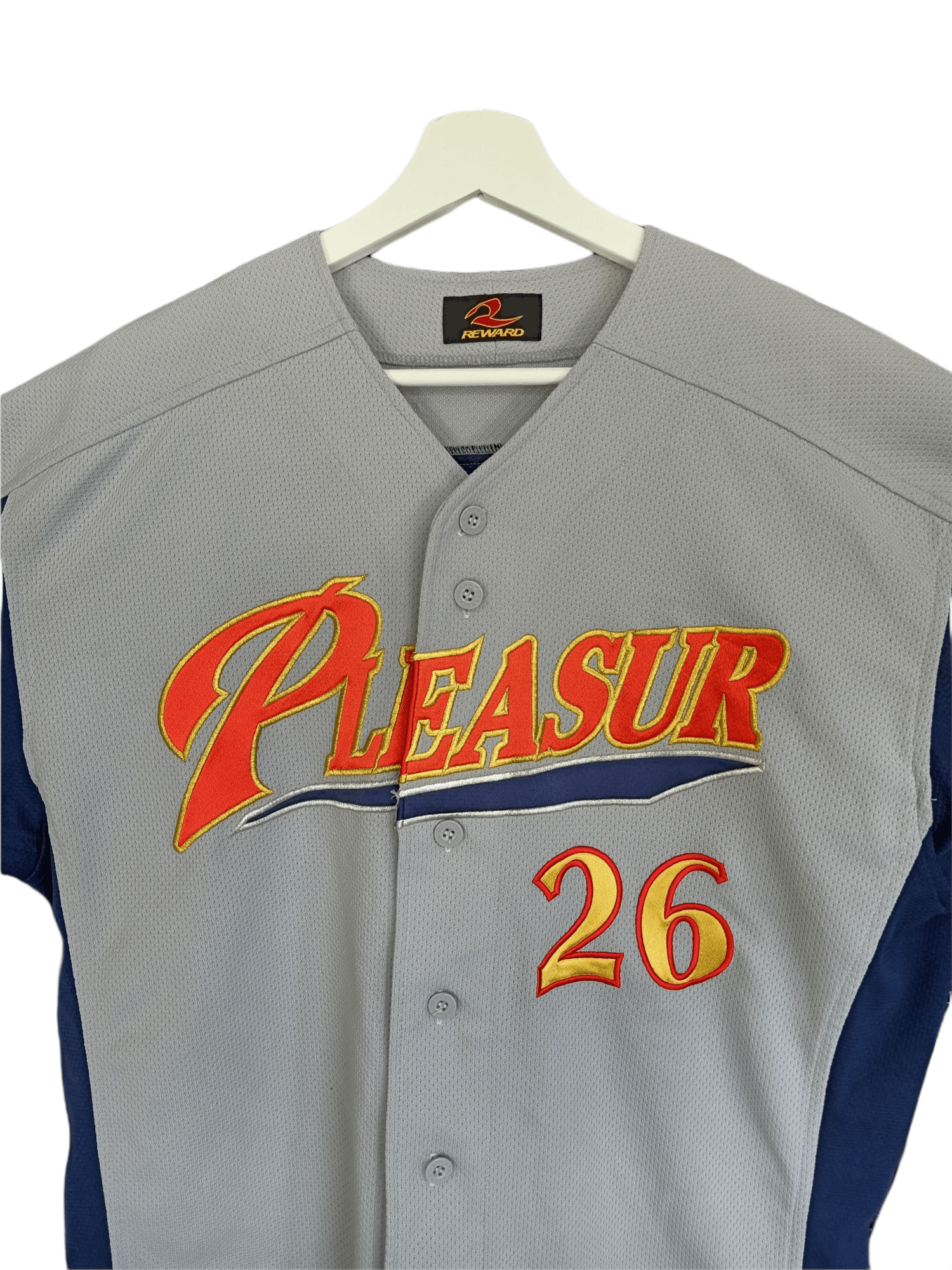 Japanese Brand Pleasur Osaka Baseball Jersey no hi26 Size US XL / EU 56 / 4 - 4 Thumbnail