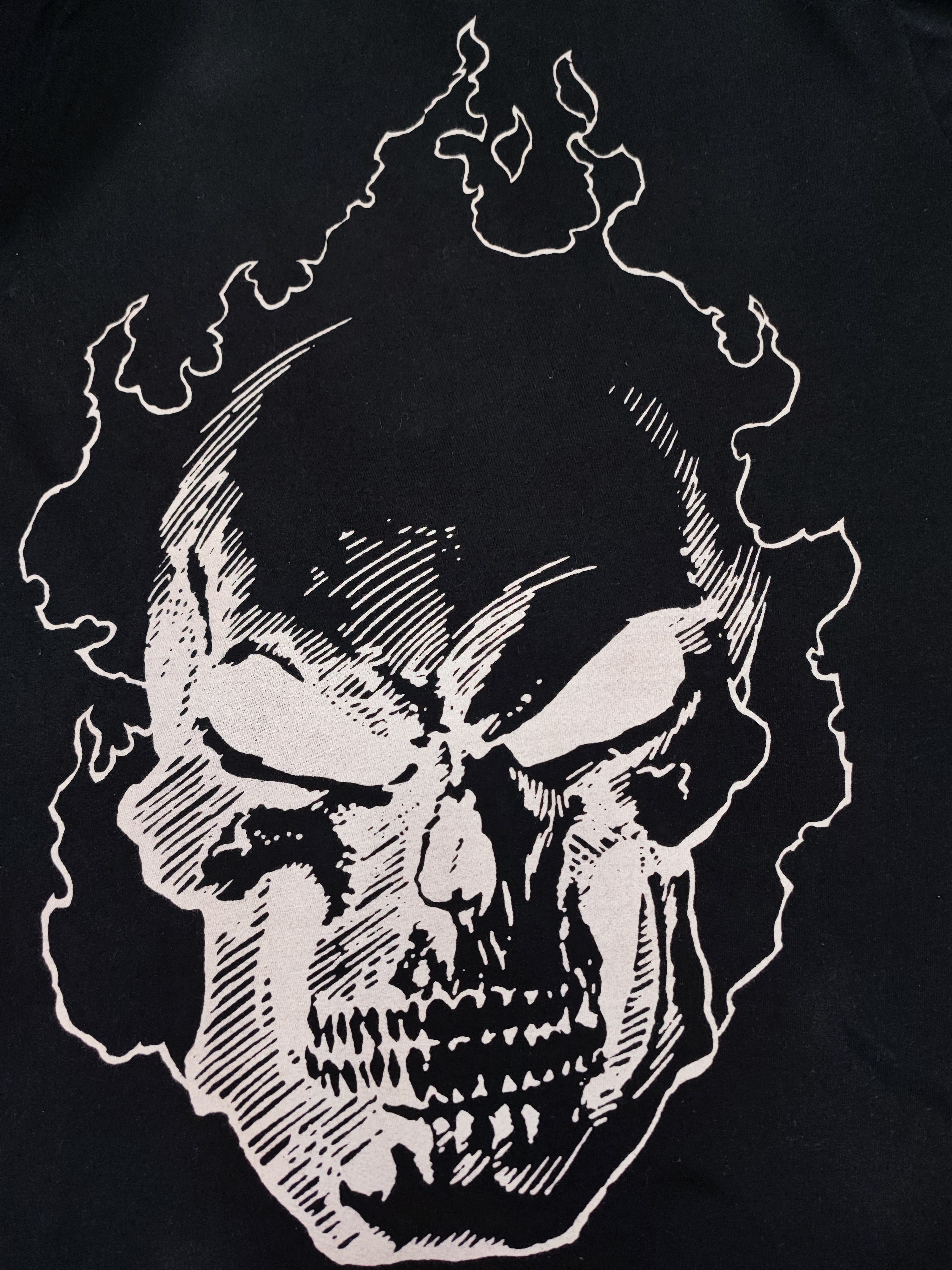 Vintage Vintage Y2K Marvel Ghost Rider T-Shirt Size US L / EU 52-54 / 3 - 5 Thumbnail