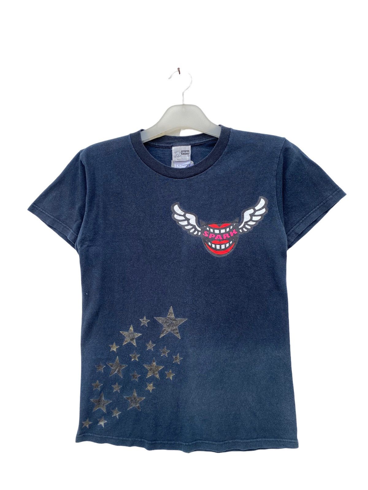 Vintage Vintage Sun Faded Spark Skate Tees Size US S / EU 44-46 / 1 - 1 Thumbnail