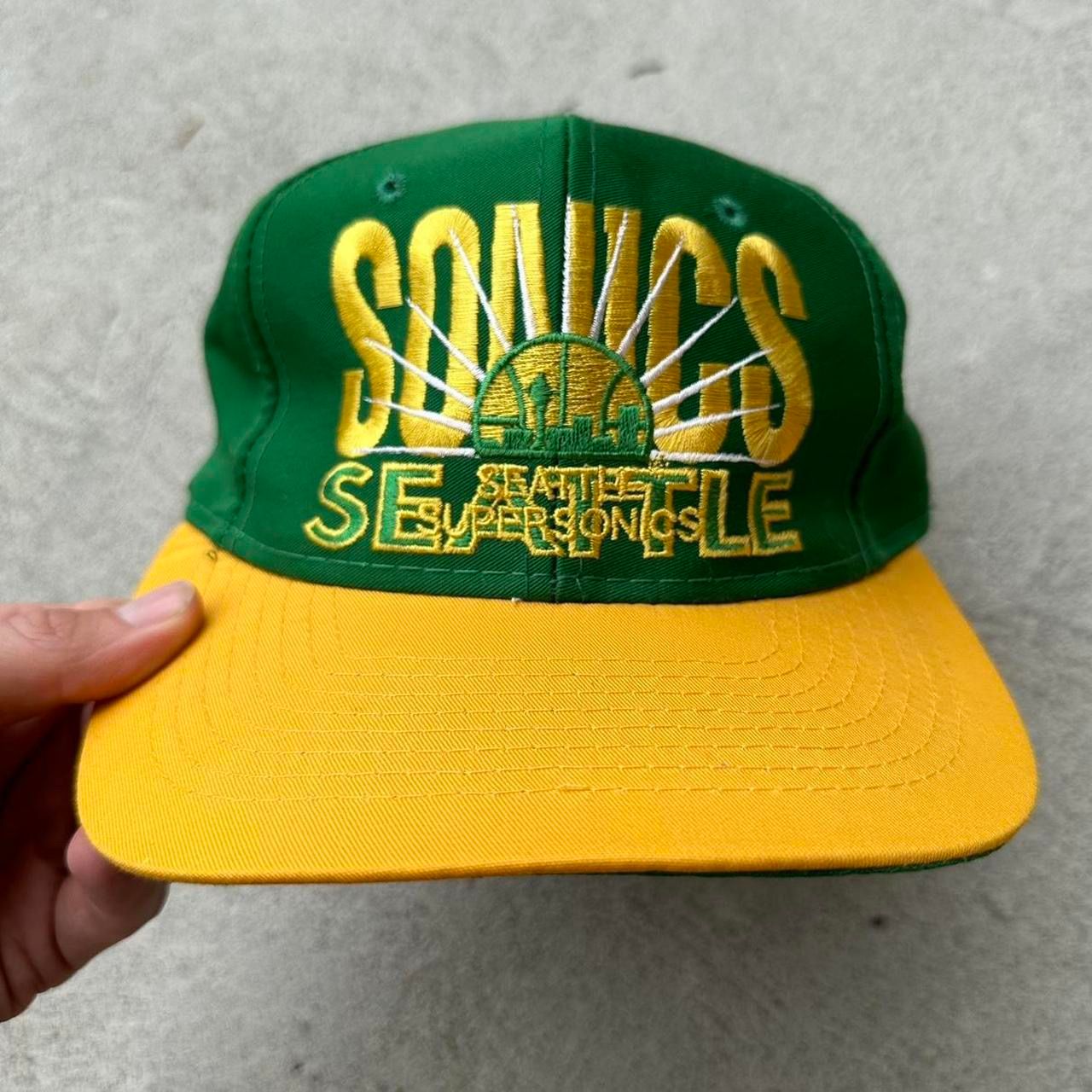 Vintage Seattle Supersonics AJD Supersatin Snapback Hat – Laundry