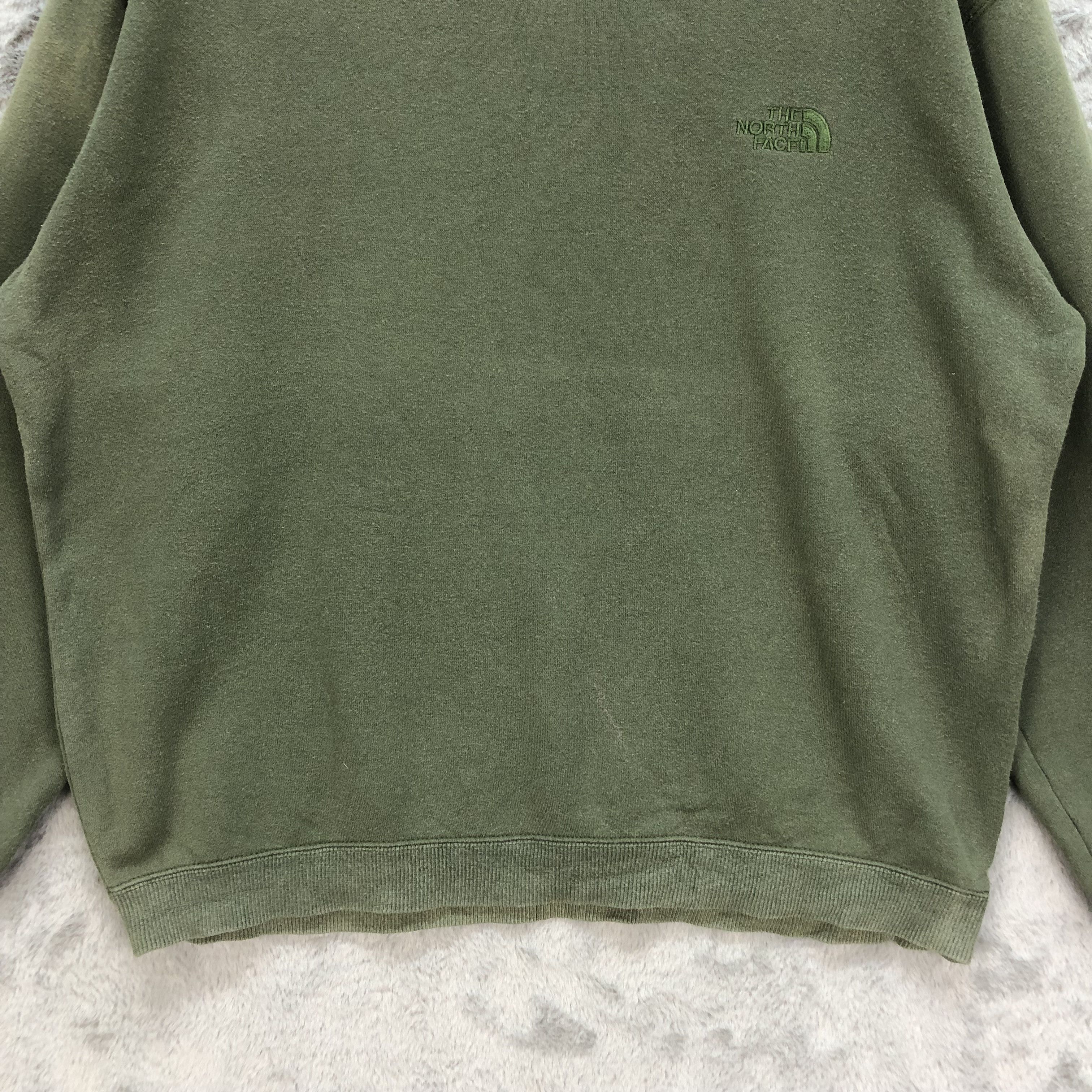 The North Face TNF Army Green Sweatshirts #6441-67 Size M / US 6-8 / IT 42-44 - 4 Thumbnail