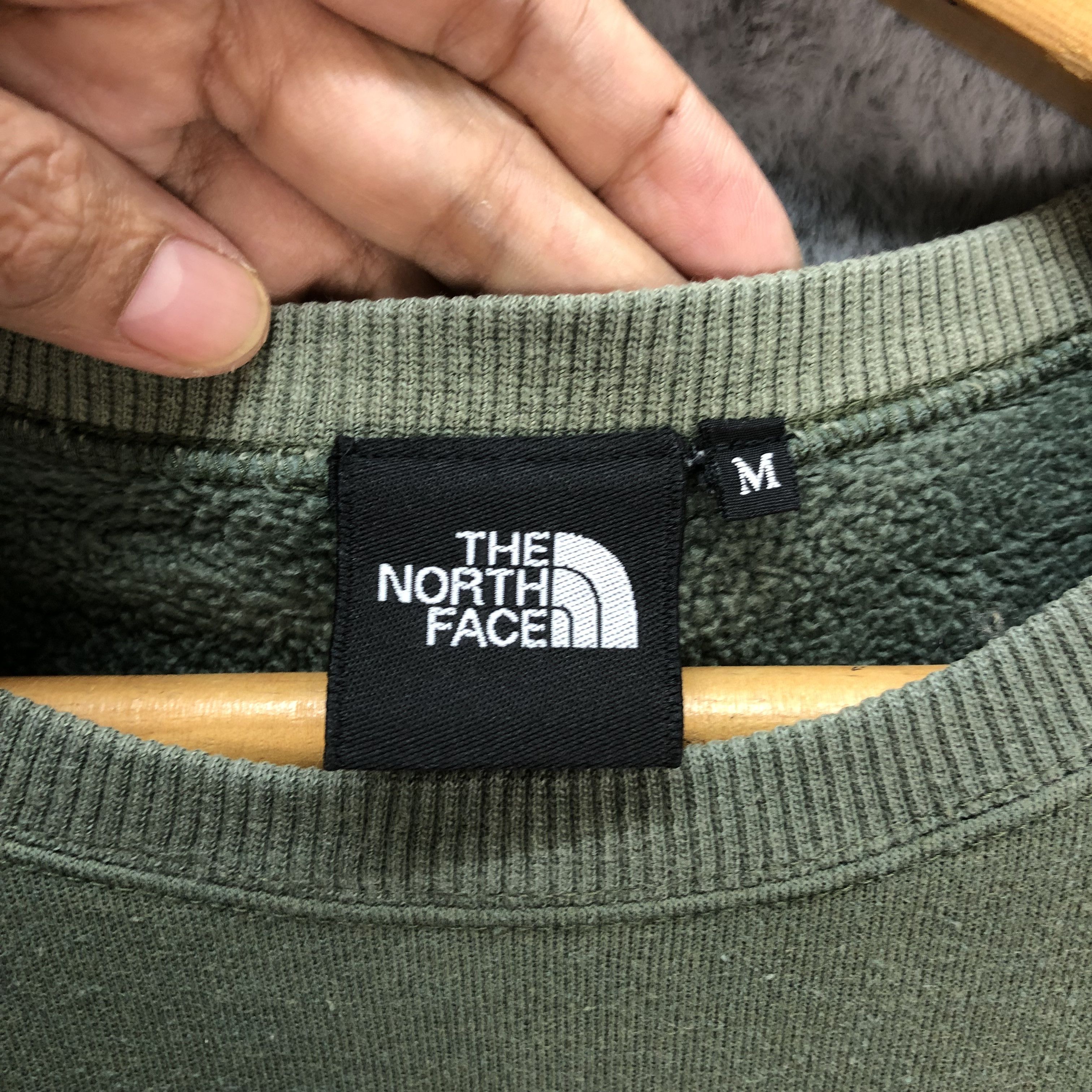 The North Face TNF Army Green Sweatshirts #6441-67 Size M / US 6-8 / IT 42-44 - 7 Thumbnail