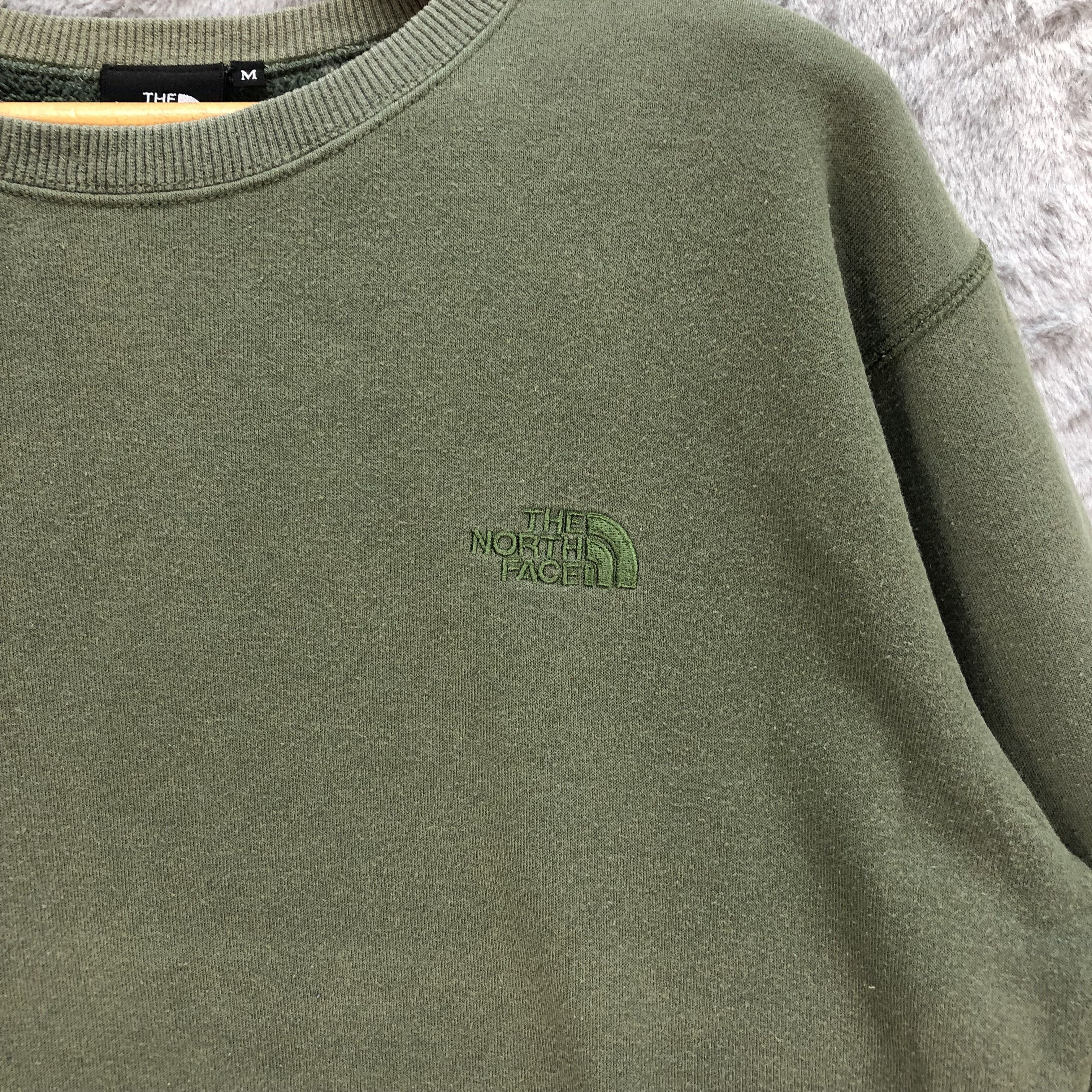 The North Face TNF Army Green Sweatshirts #6441-67 Size M / US 6-8 / IT 42-44 - 3 Thumbnail