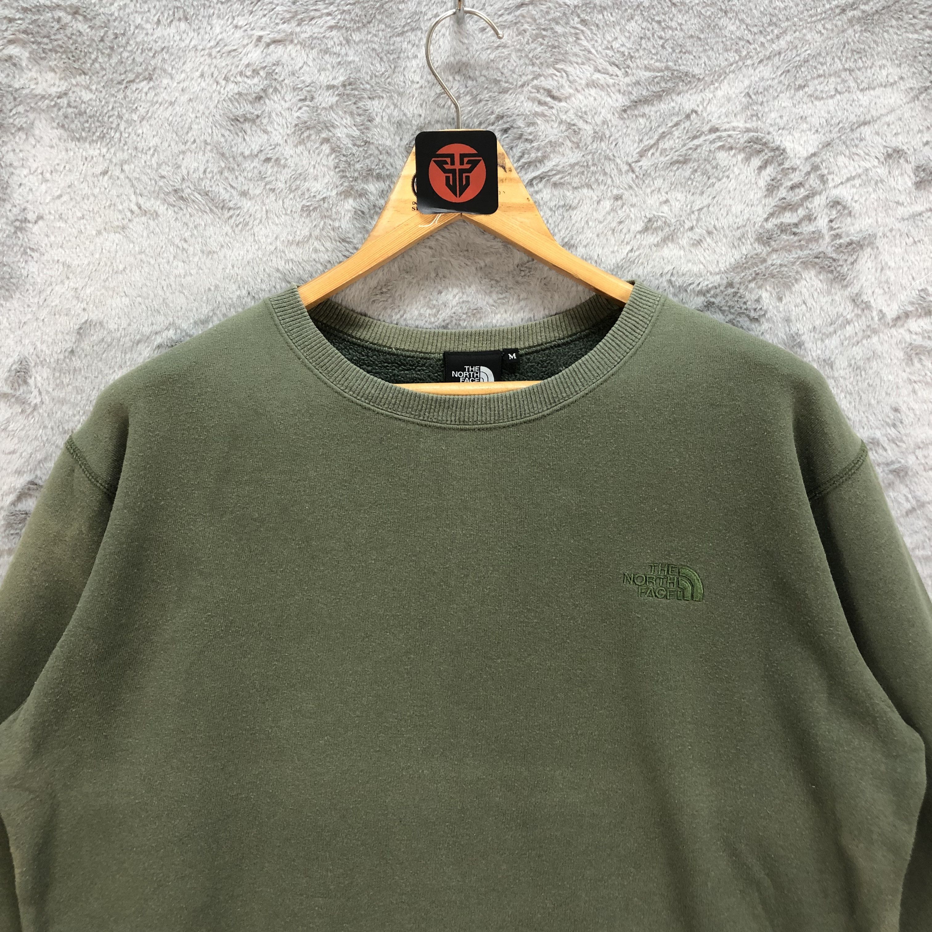 The North Face TNF Army Green Sweatshirts #6441-67 Size M / US 6-8 / IT 42-44 - 2 Thumbnail