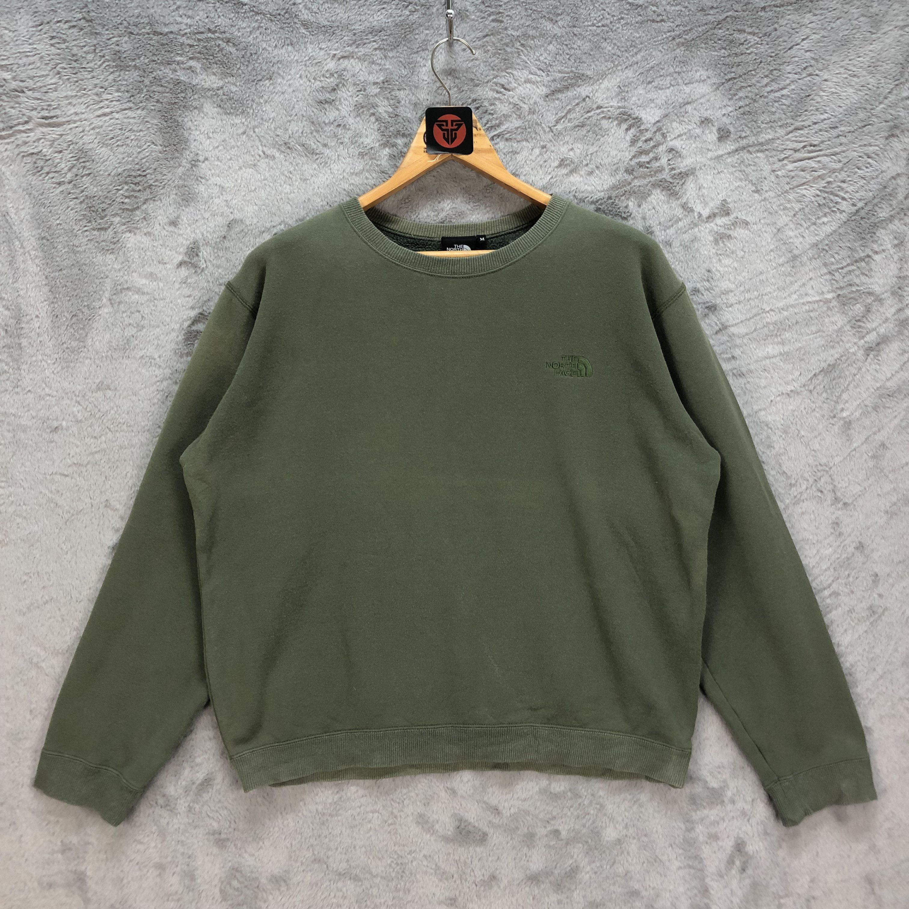 The North Face TNF Army Green Sweatshirts #6441-67 Size M / US 6-8 / IT 42-44 - 1 Thumbnail