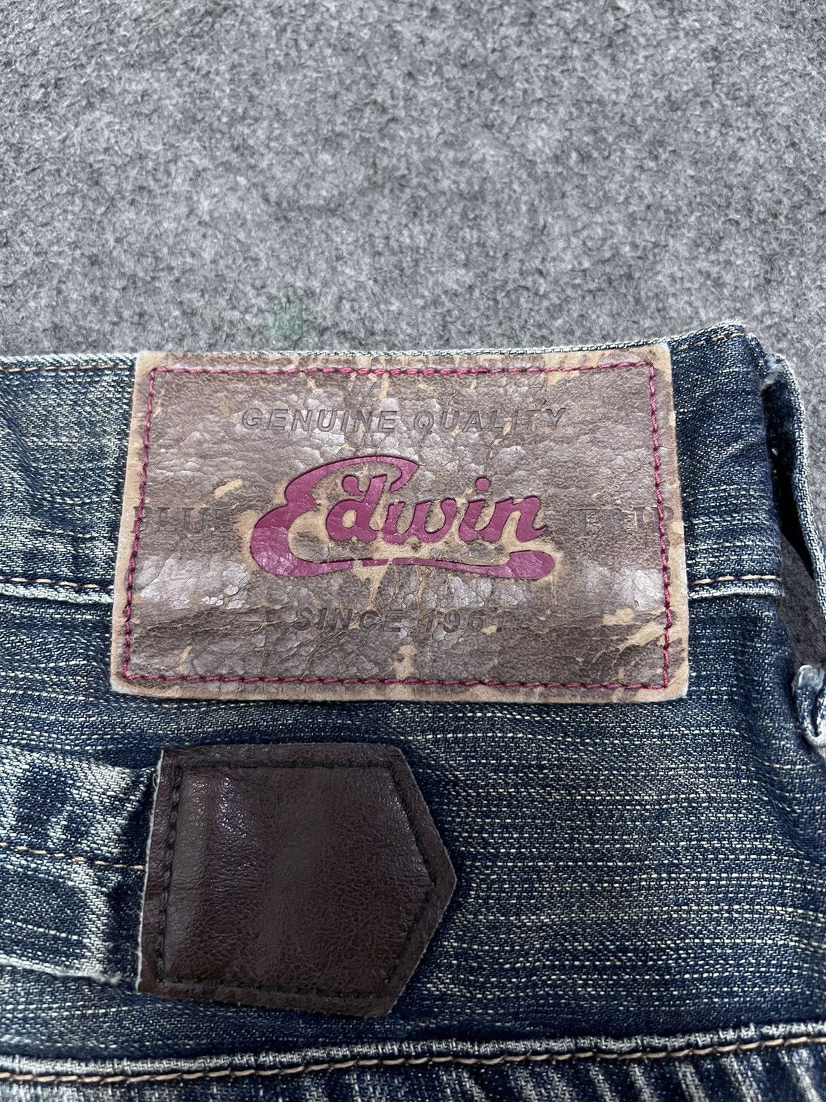 Japanese Brand × Vintage SICK🔥EDWIN DISTRESSED DENIM PANT Size US 30 / EU 46 - 7 Thumbnail